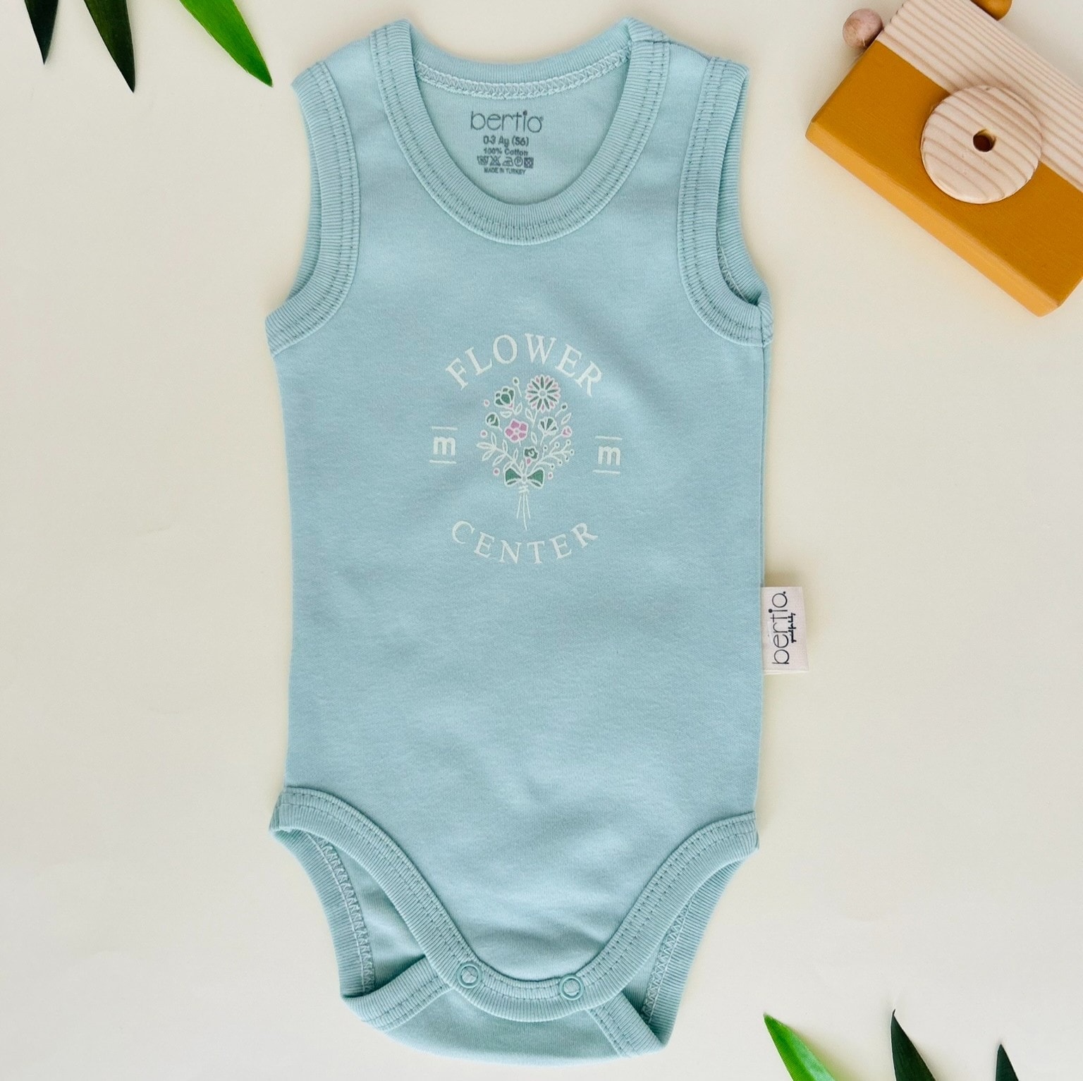 Flower Desenli Atlet Body | Bebek Giyim