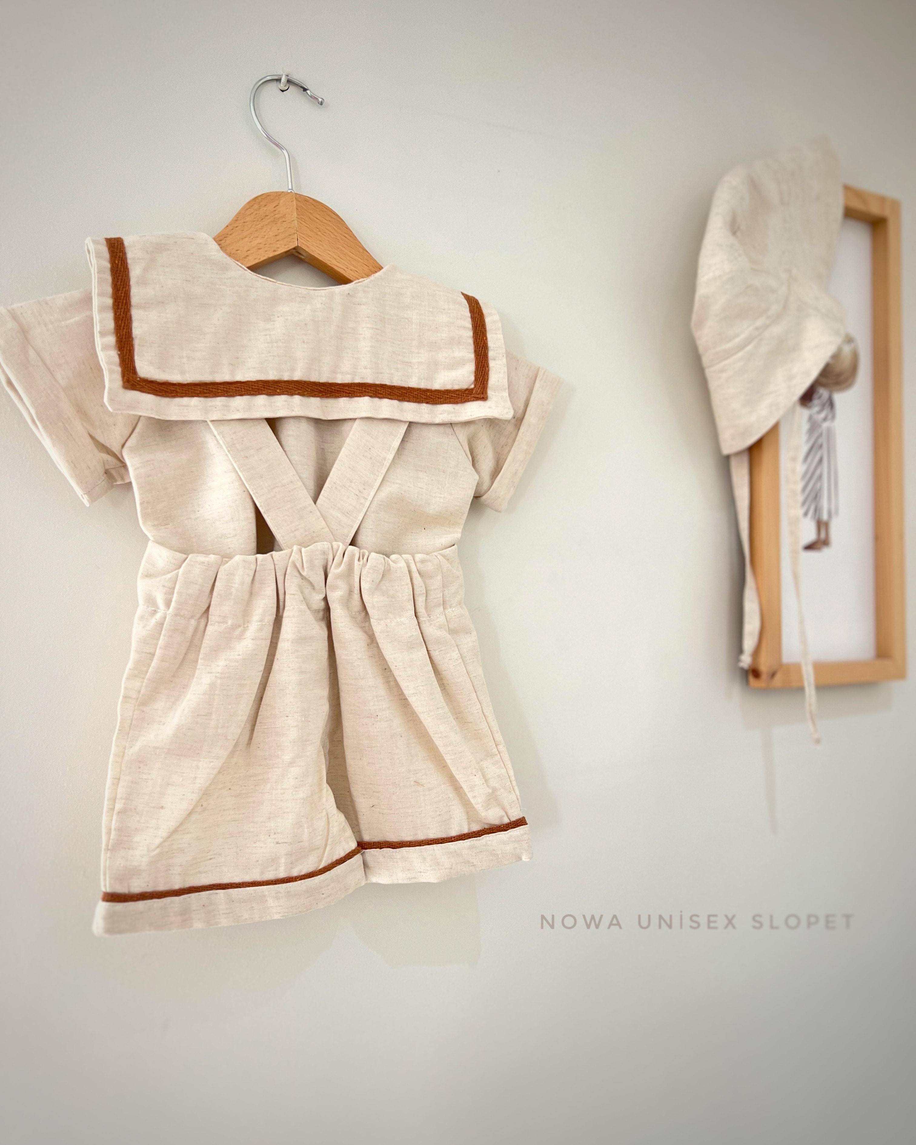 Salopet Takım 2'li Set | Bebek Giyim | Nowa Vintage Serisi