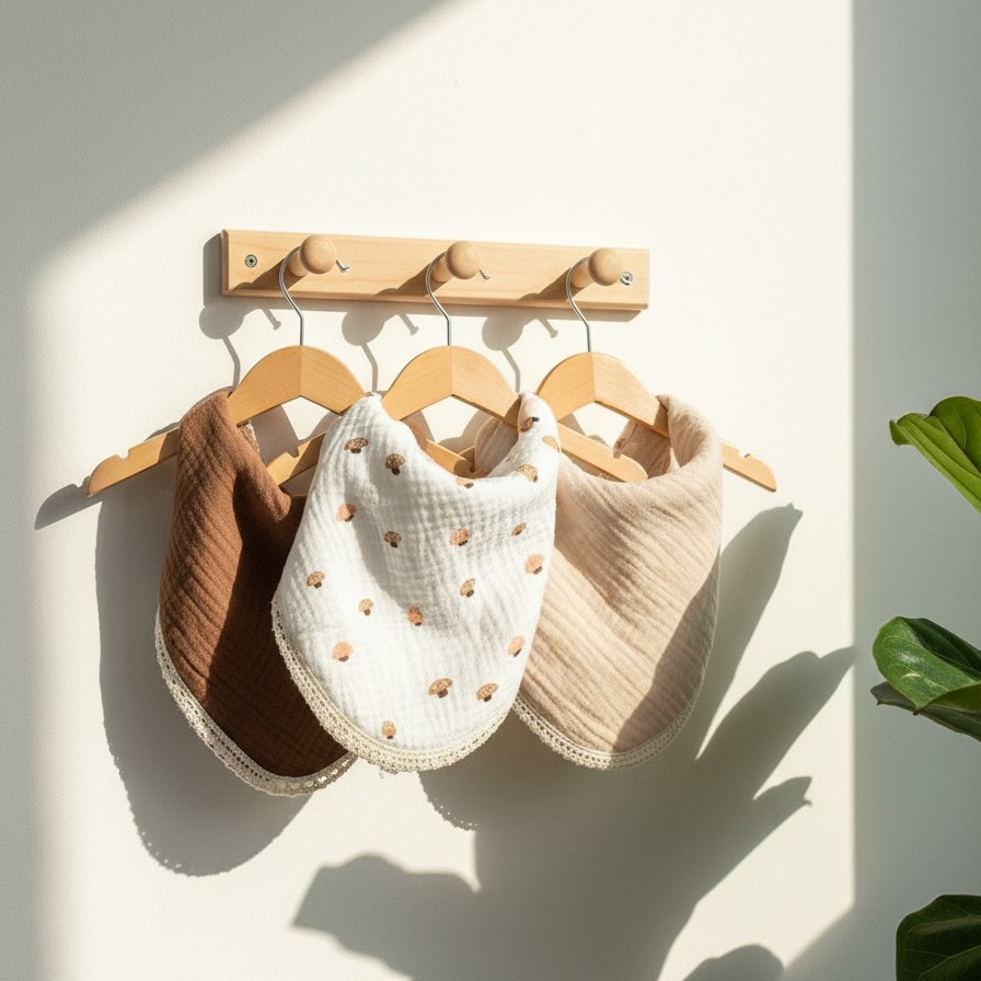 Çok Amaçlı Mama Önlüğü / Müslin Önlük / Omuz Bezi (3'lü Set) - Set 5