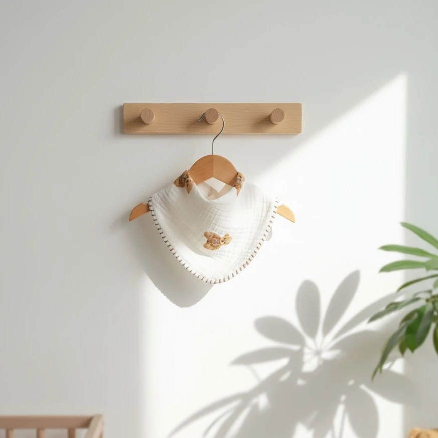 Çok Amaçlı Desenli 4N1 Müslin Önlük / Omuz Bezi - Ayıcık