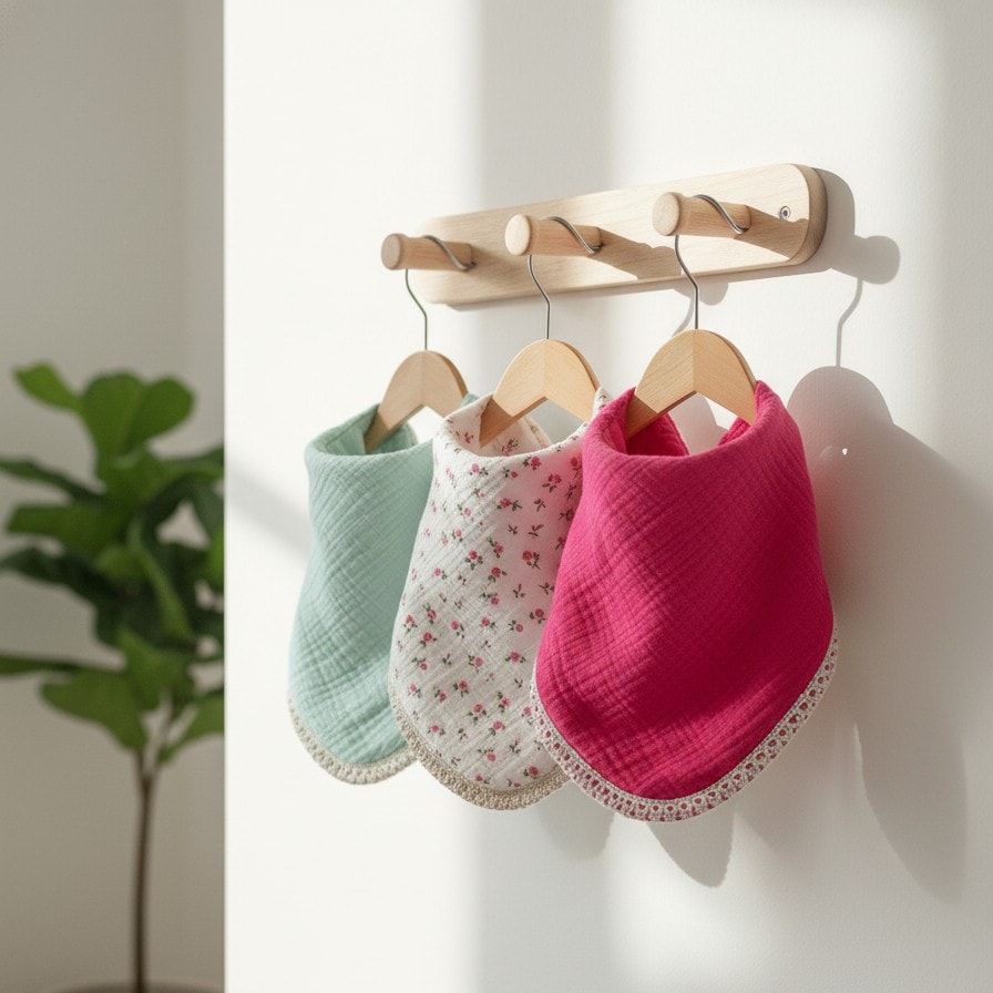 Çok Amaçlı Mama Önlüğü / Müslin Önlük / Omuz Bezi (3'lü Set) - Set 2