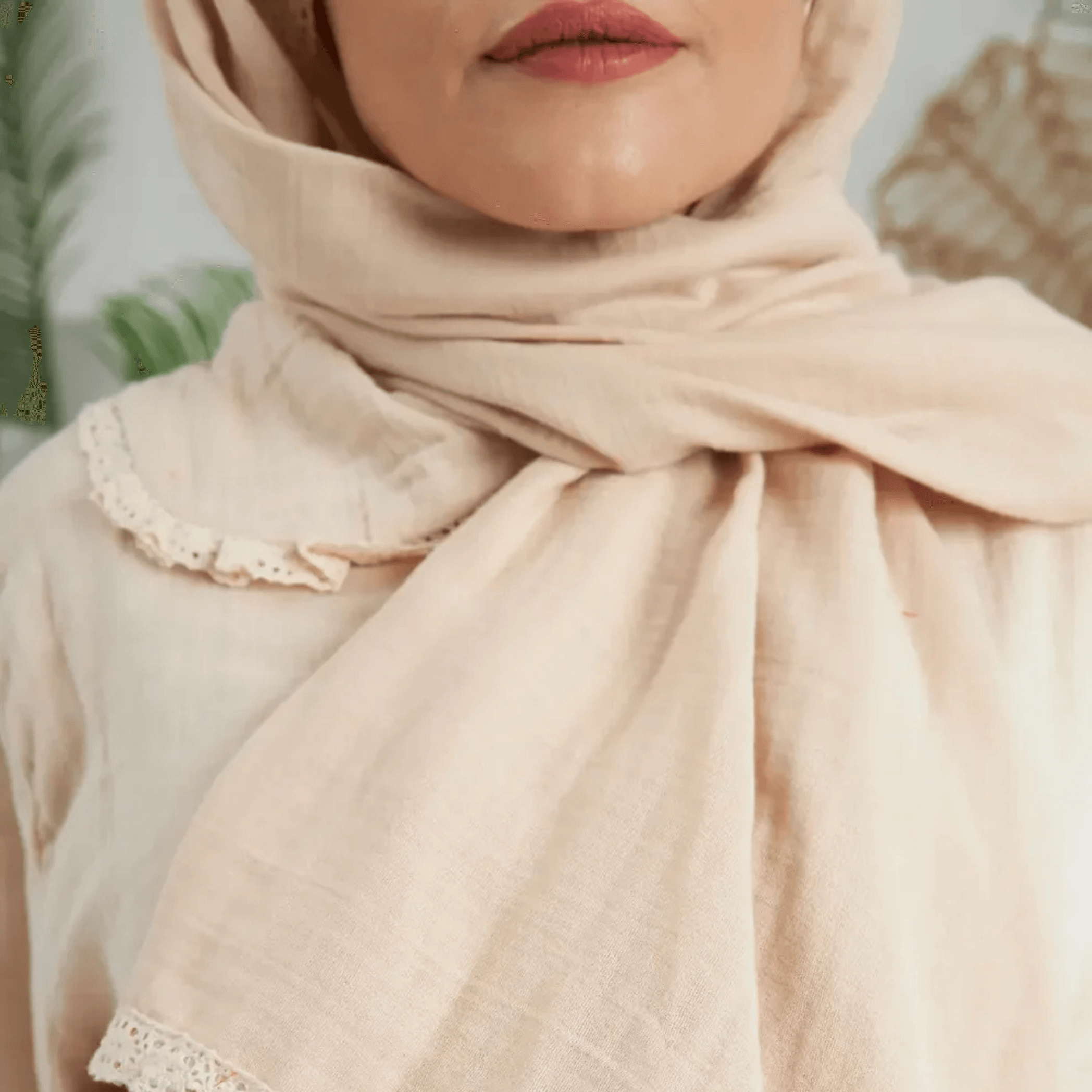 Pamuk Müslin Şal | Hafif ve Nefes Alan Kumaş | DLB 1022