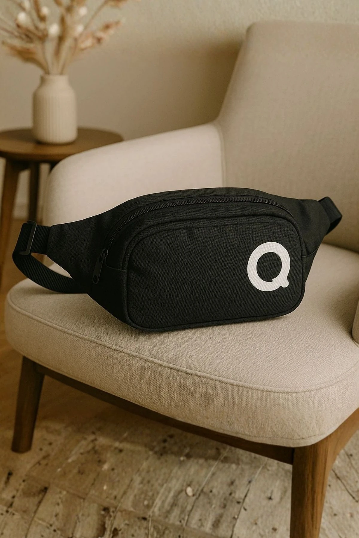 Siyah Omuz Çantası | Günlük Kullanım Bel Çantası