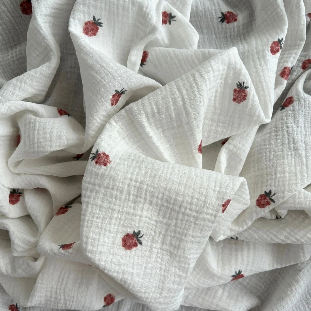 Toptan Müslin Kumaş / Meyve Desenli / DRY 230v1