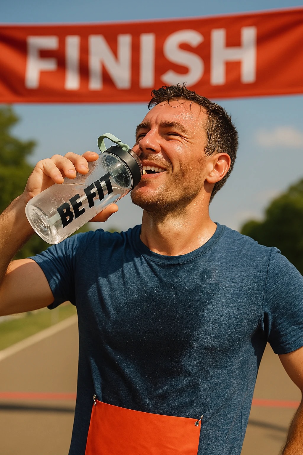 1.5 Litre Su Matarası | BE FIT Baskılı Su Matarası