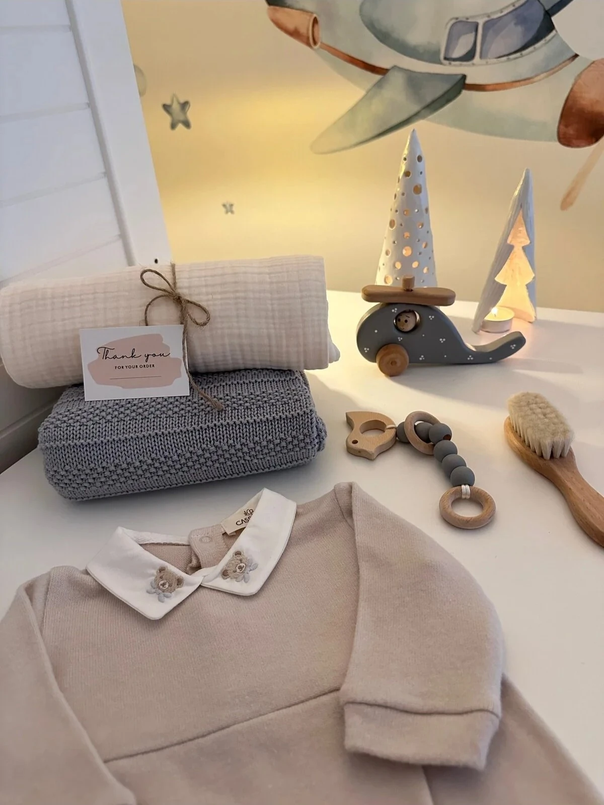 Unisex 6'lı Bebek Hediye Seti | Bebek Hediyelik