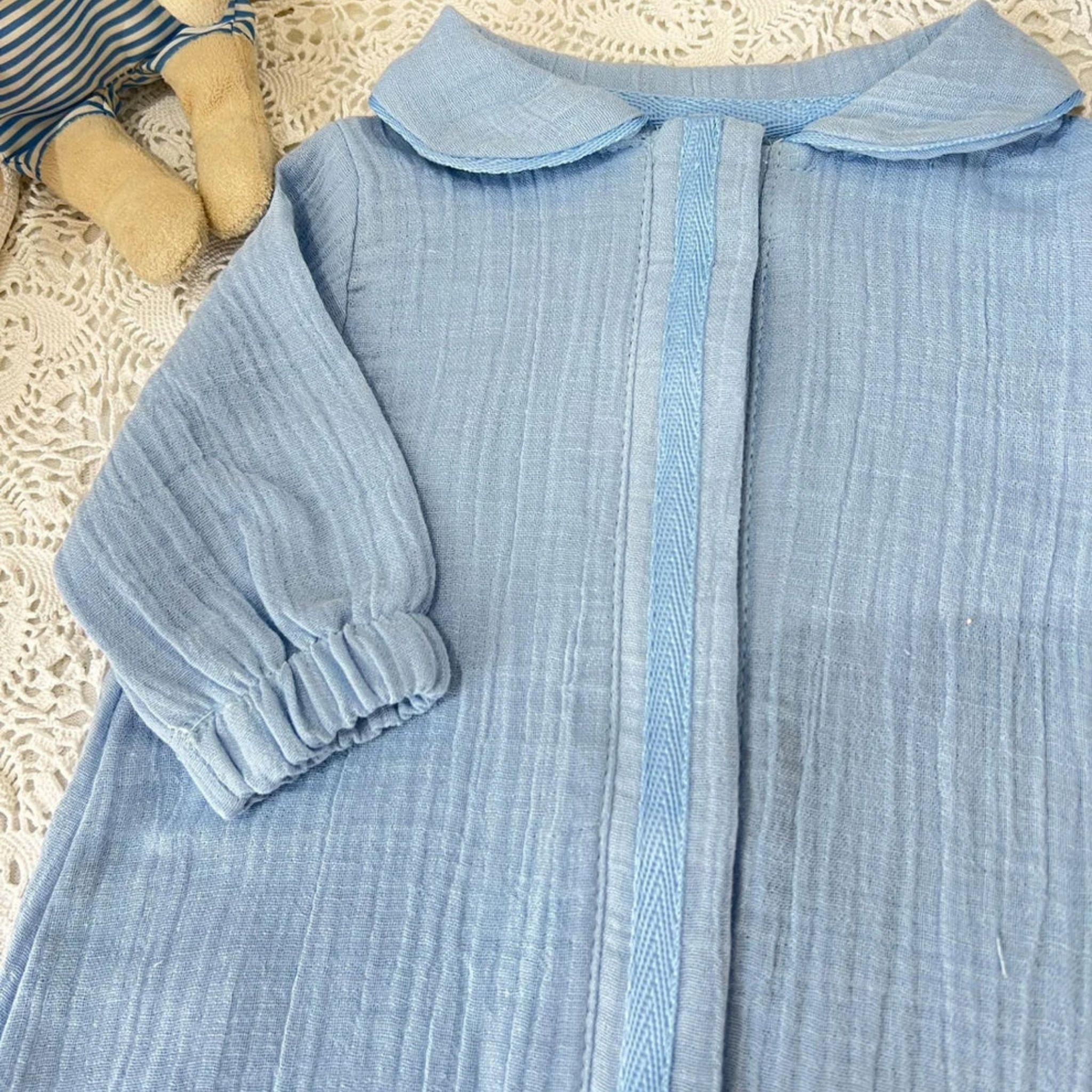 Erkek Bebek Tulum 3'lü Set | Bebe Mavi | Yenidoğan & Bebek Giyim | DLB 1007