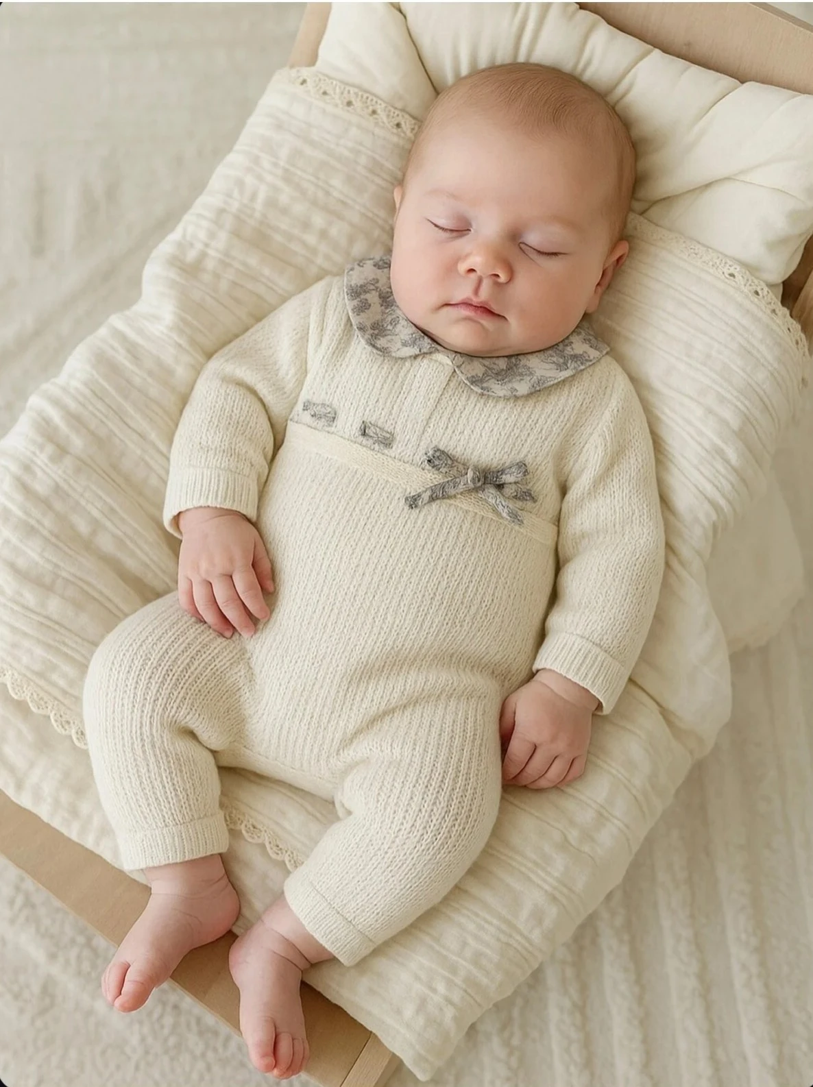 Kız Bebek 6'lı Hediye Seti | Yenidoğan & Bebek Giyim - Gri