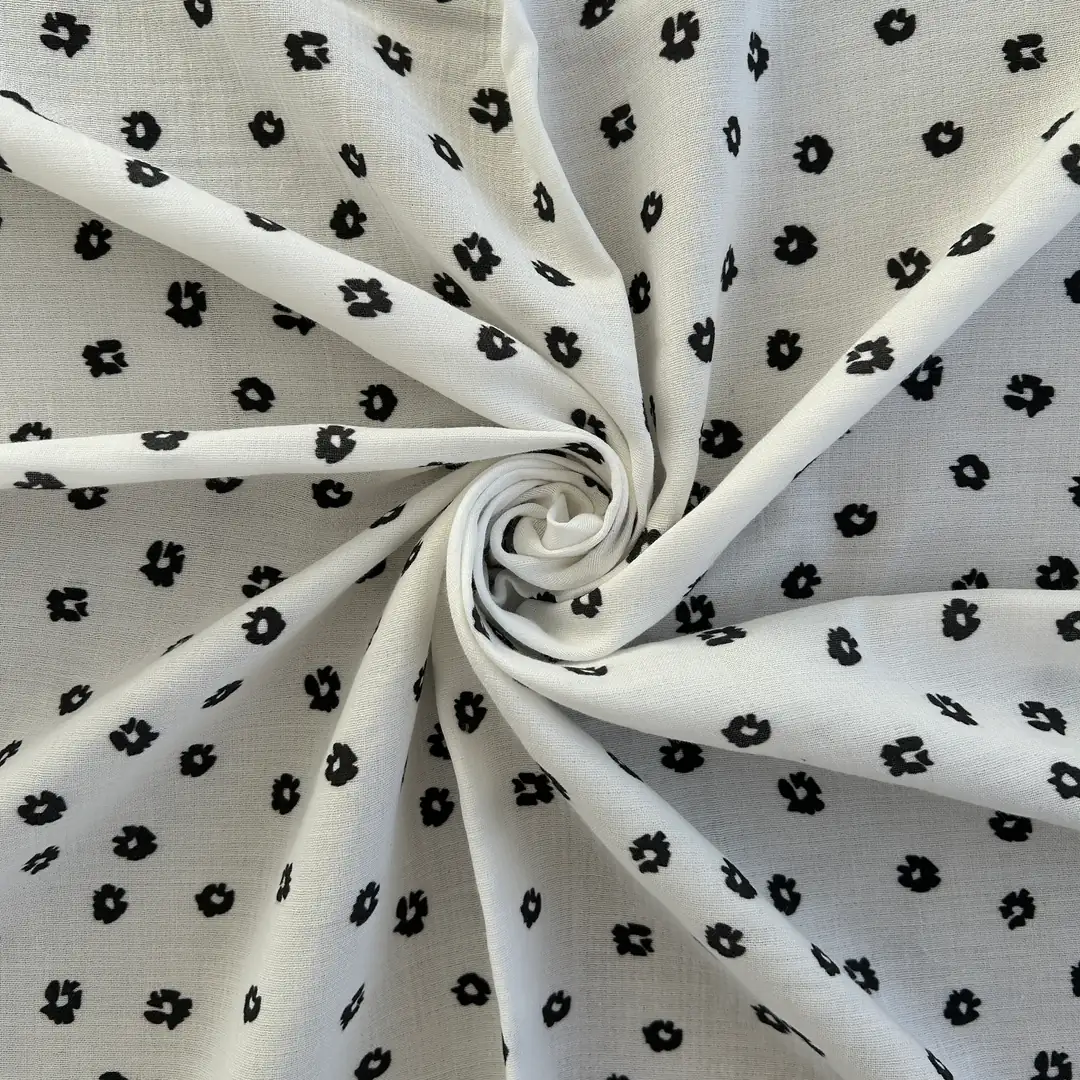 Toptan Müslin Kumaş / Çiçek Desenli / DRY - 199