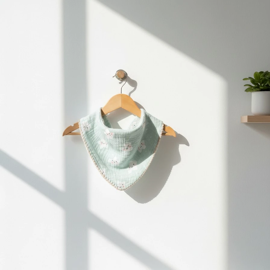 Çok Amaçlı Desenli 4N1 Müslin Önlük / Omuz Bezi - Yıldız