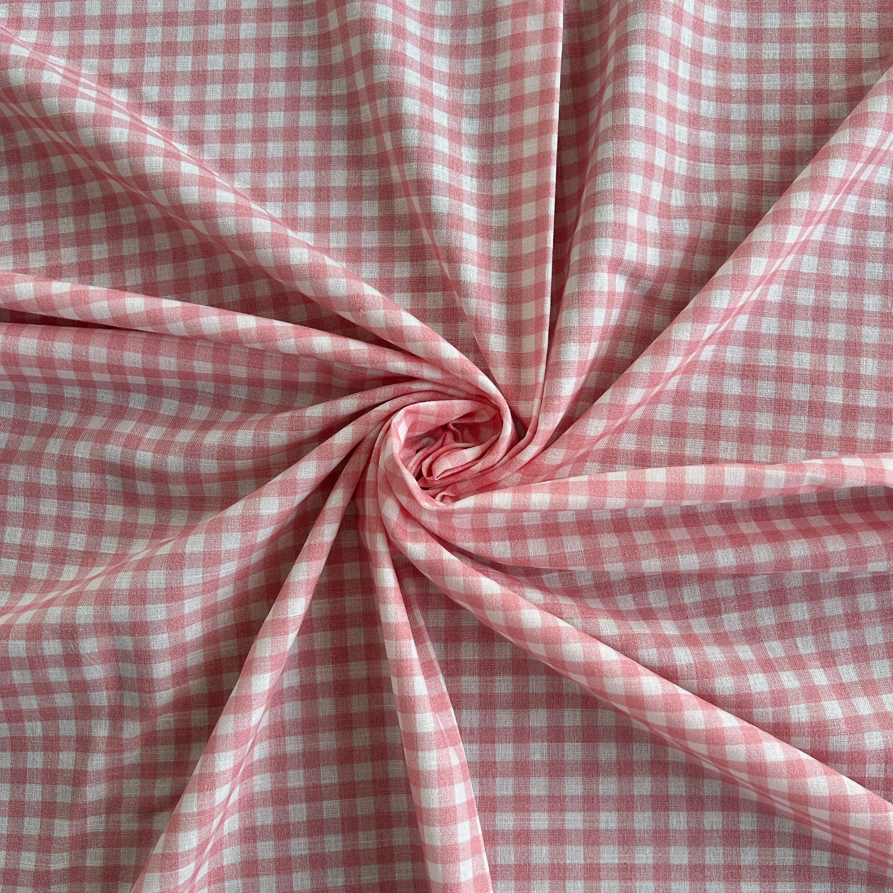 Cotton Linen Fabric with Polka Dot Pattern / DRY 161 
