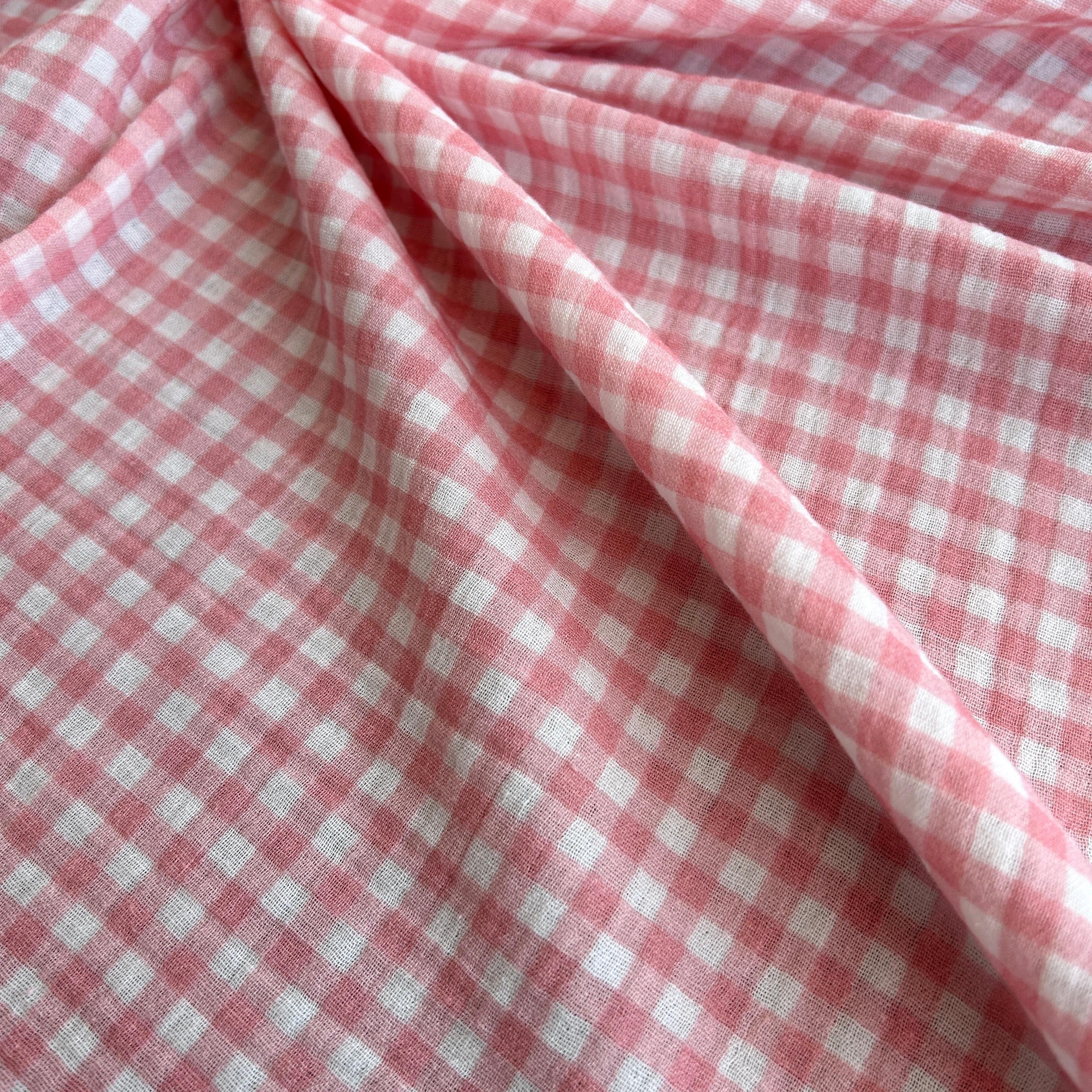 Pattern Double Layer Cotton Muslin Fabric / DRY 161 
