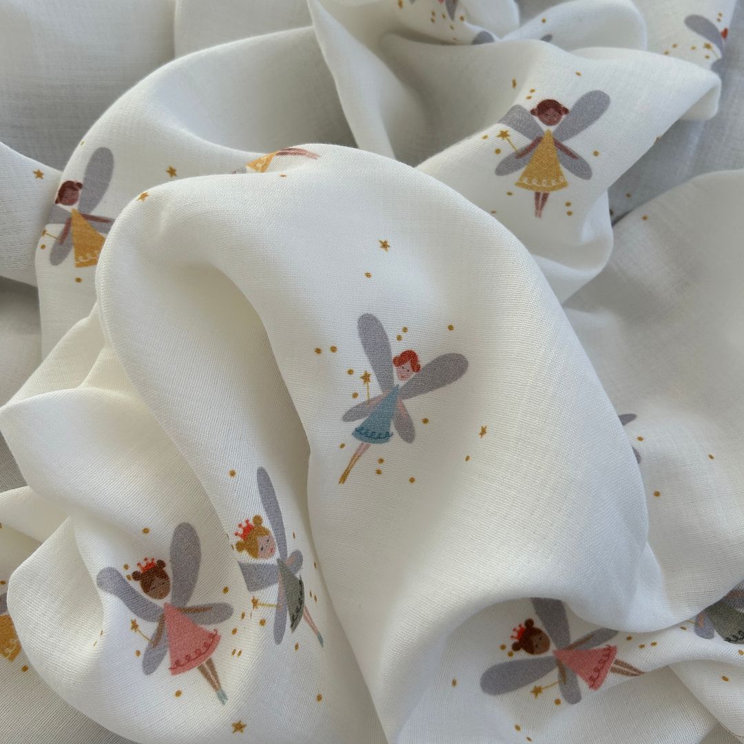 Toptan Müslin Kumaş / Bebek / Çocuk Desenli / DRY - 198