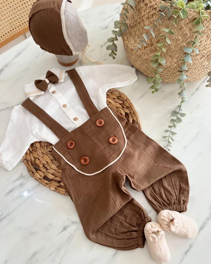 Erkek Bebek Salopet Takım | Yenidoğan & Bebek Giyim