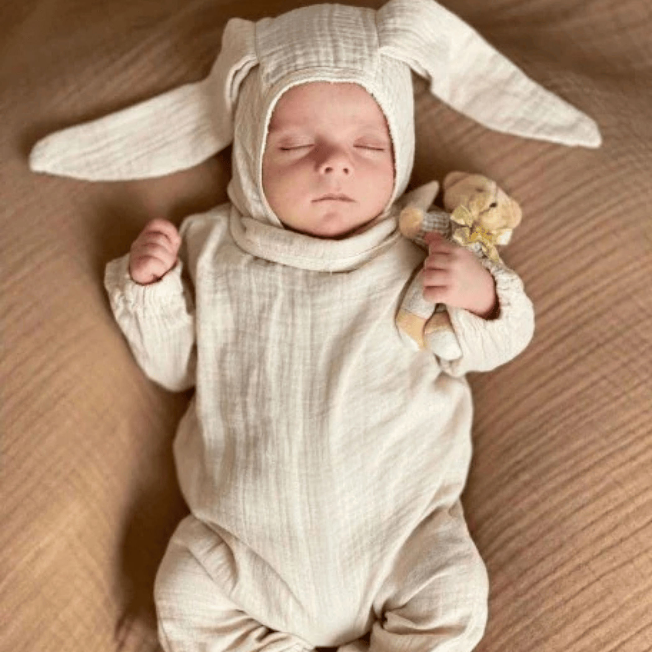 Bebek Tulum | Yenidoğan & Bebek Giyim | Krem Rengi | DLB - 1021