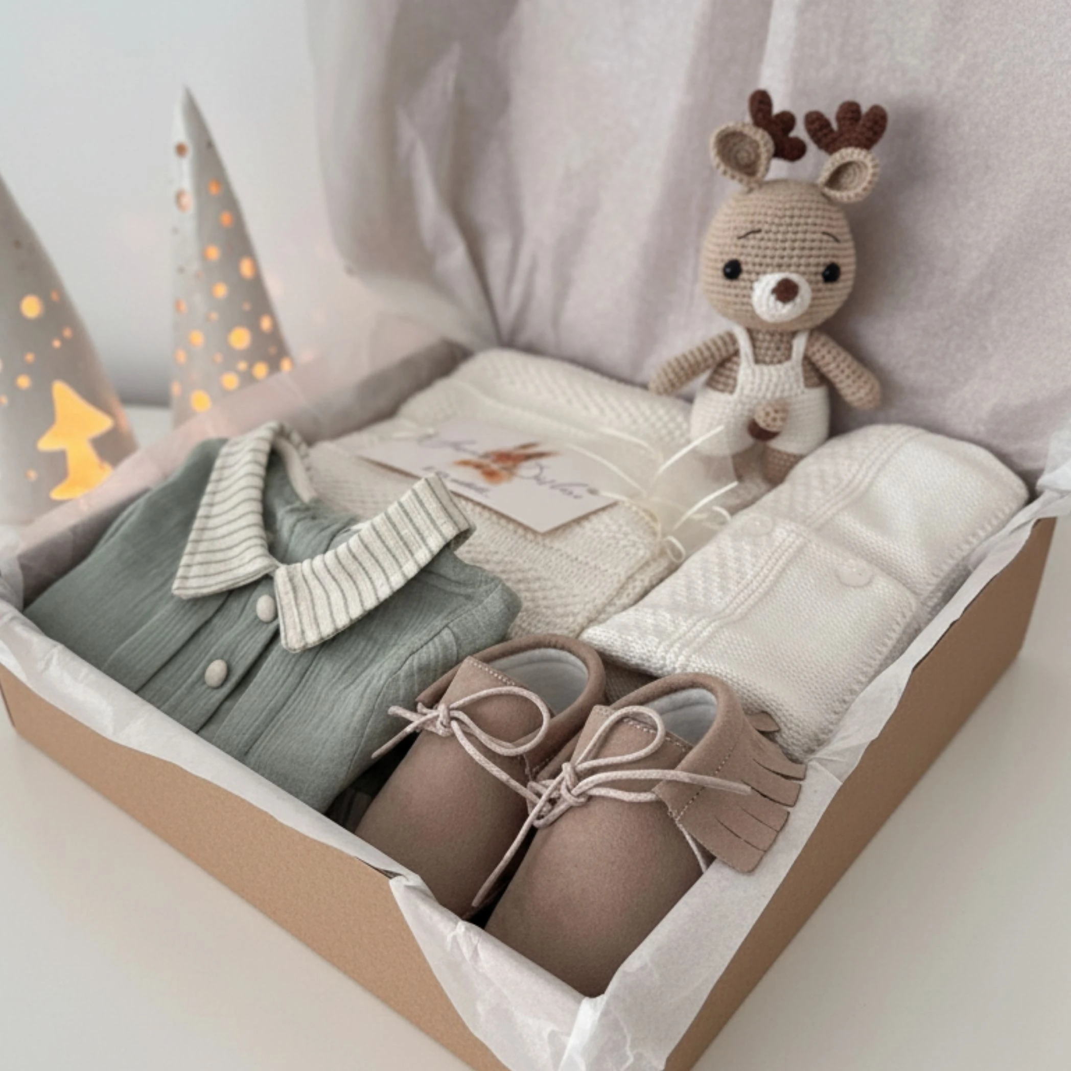 Yenidoğan Kız Bebek 5'li Hediye Seti 