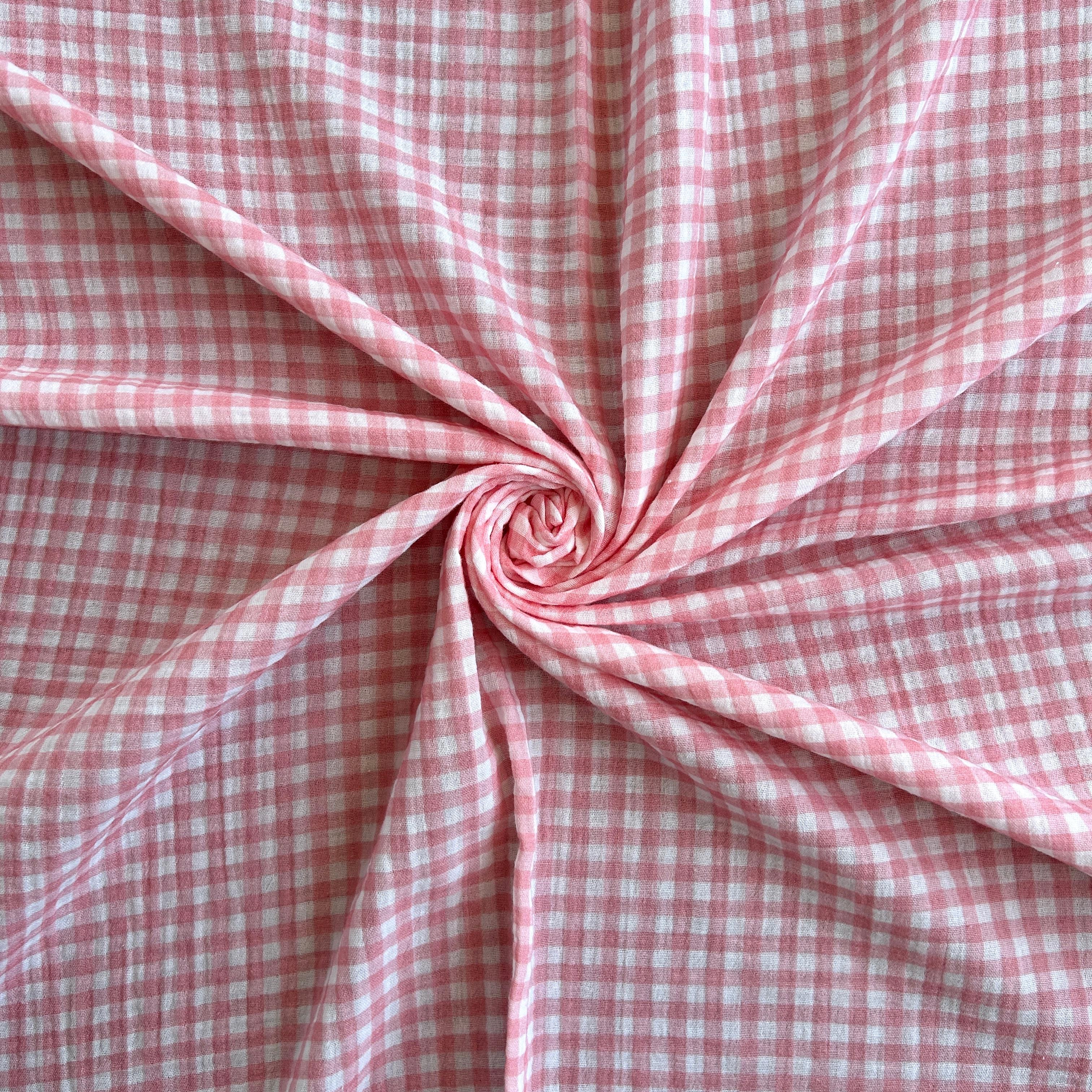 Pattern Double Layer Cotton Muslin Fabric / DRY 161 
