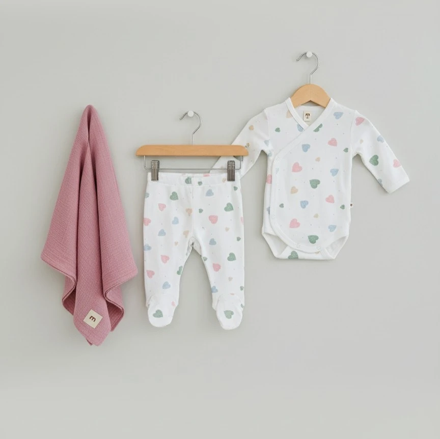 3'lü Hastane Çıkış Seti | Yenidoğan & Bebek Giyim