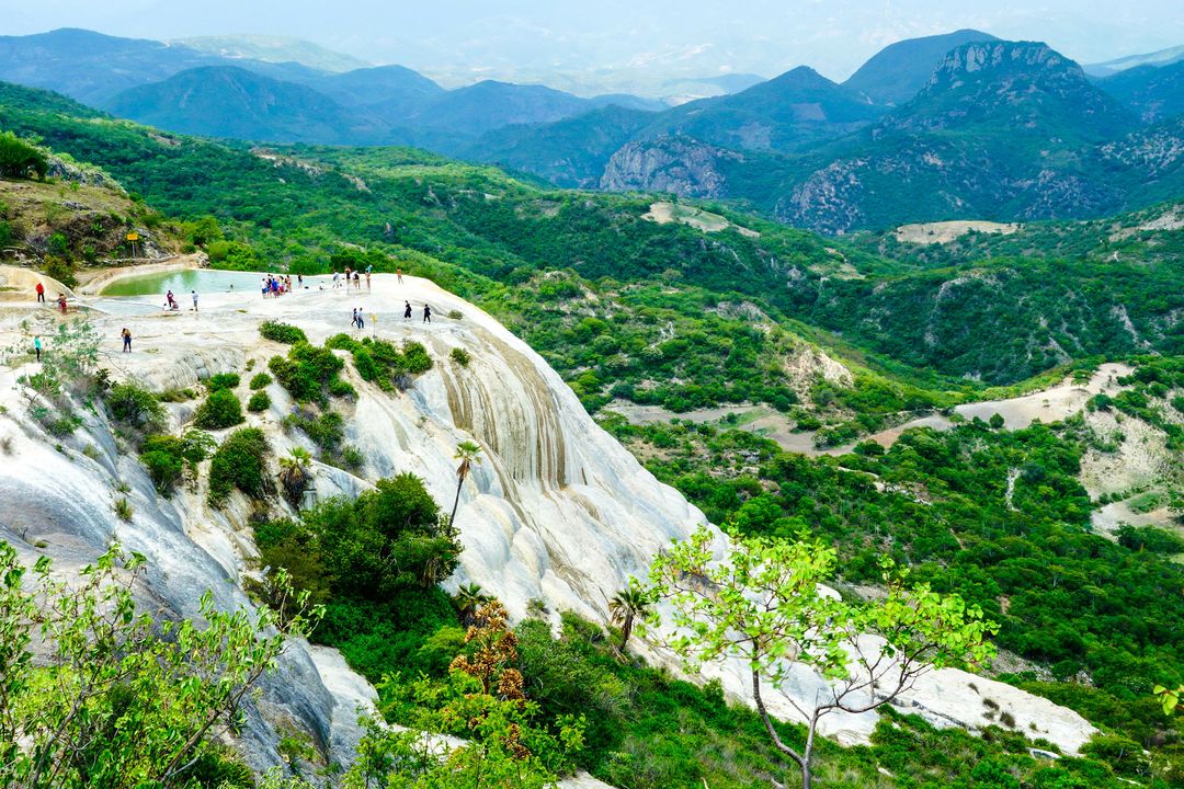 Meksika'daki Hierve el Agua