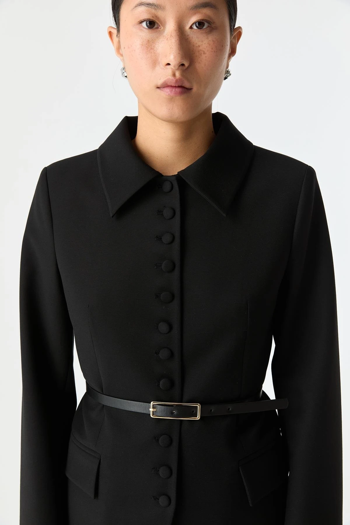 Modern Fit Düğmeli Ceket