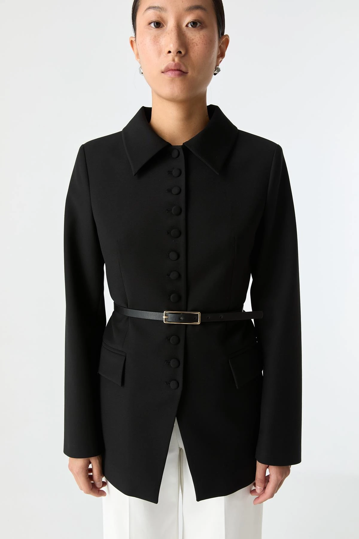 Modern Fit Düğmeli Ceket