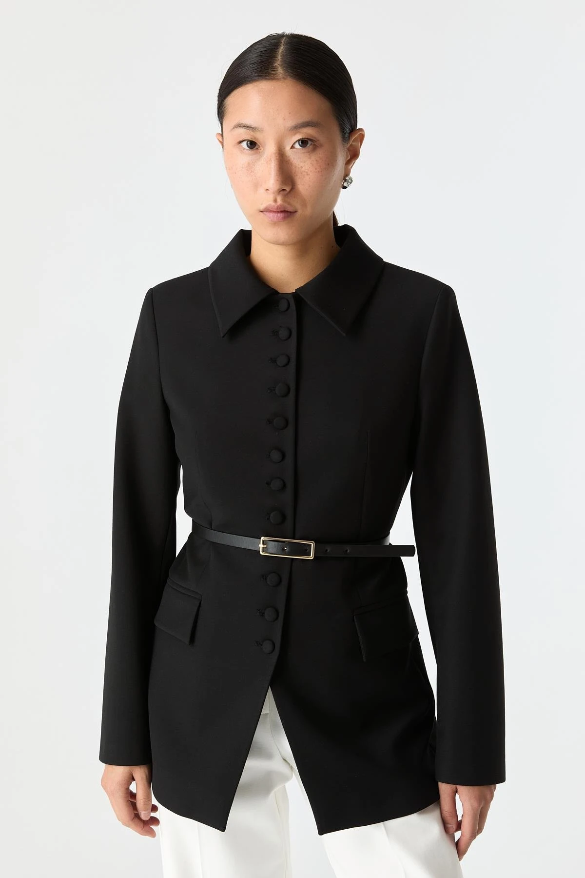 Modern Fit Düğmeli Ceket