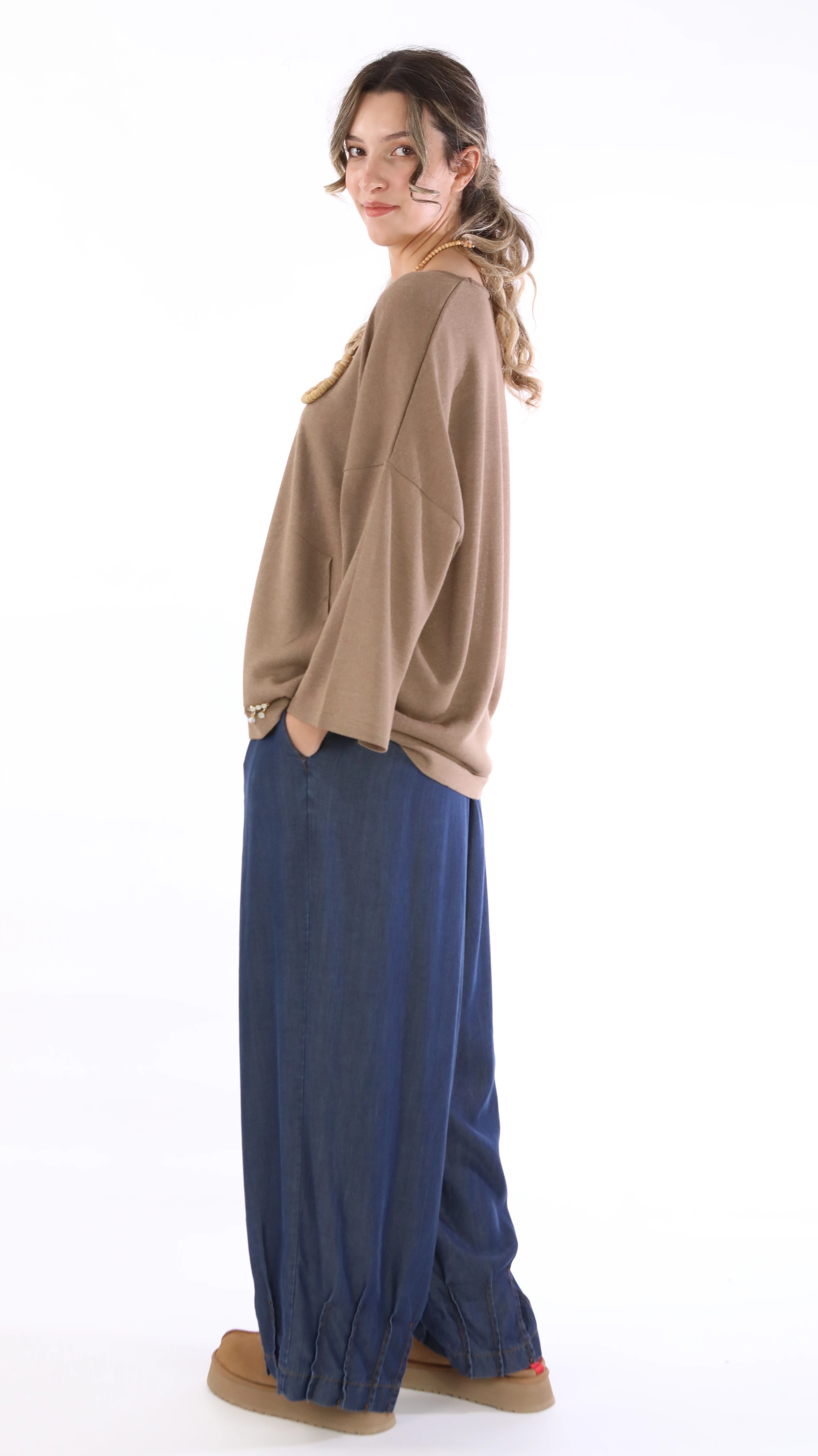 Büyük Beden Şalvar Kesim Takım 