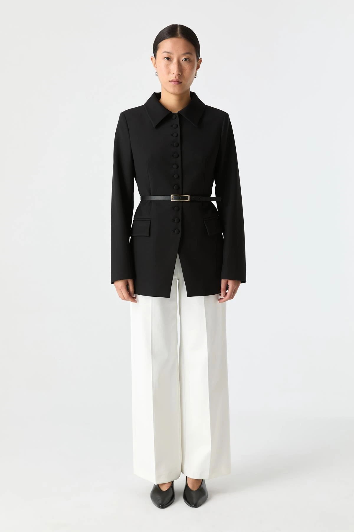 Modern Fit Düğmeli Ceket