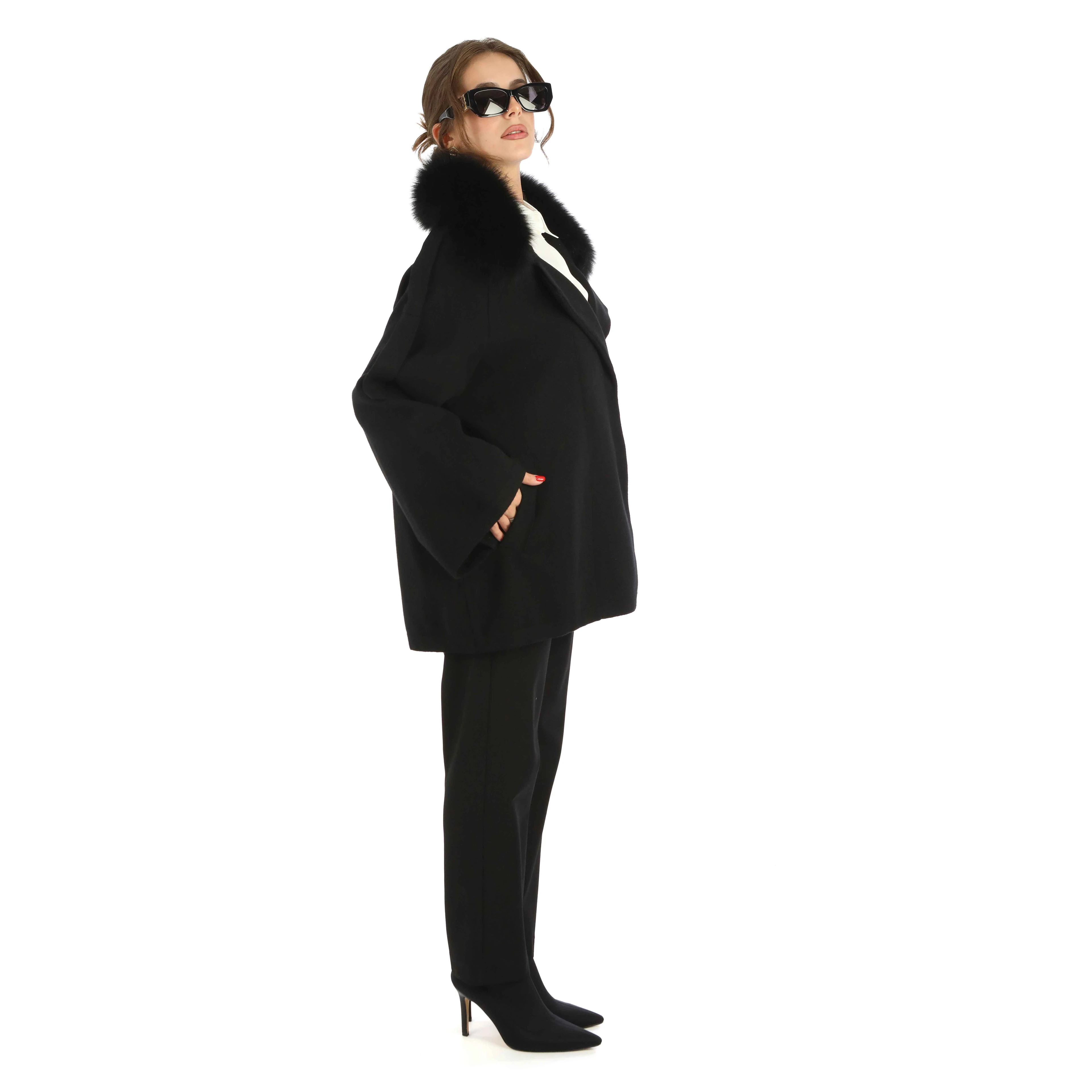 Kürk Yaka Detaylı Mont