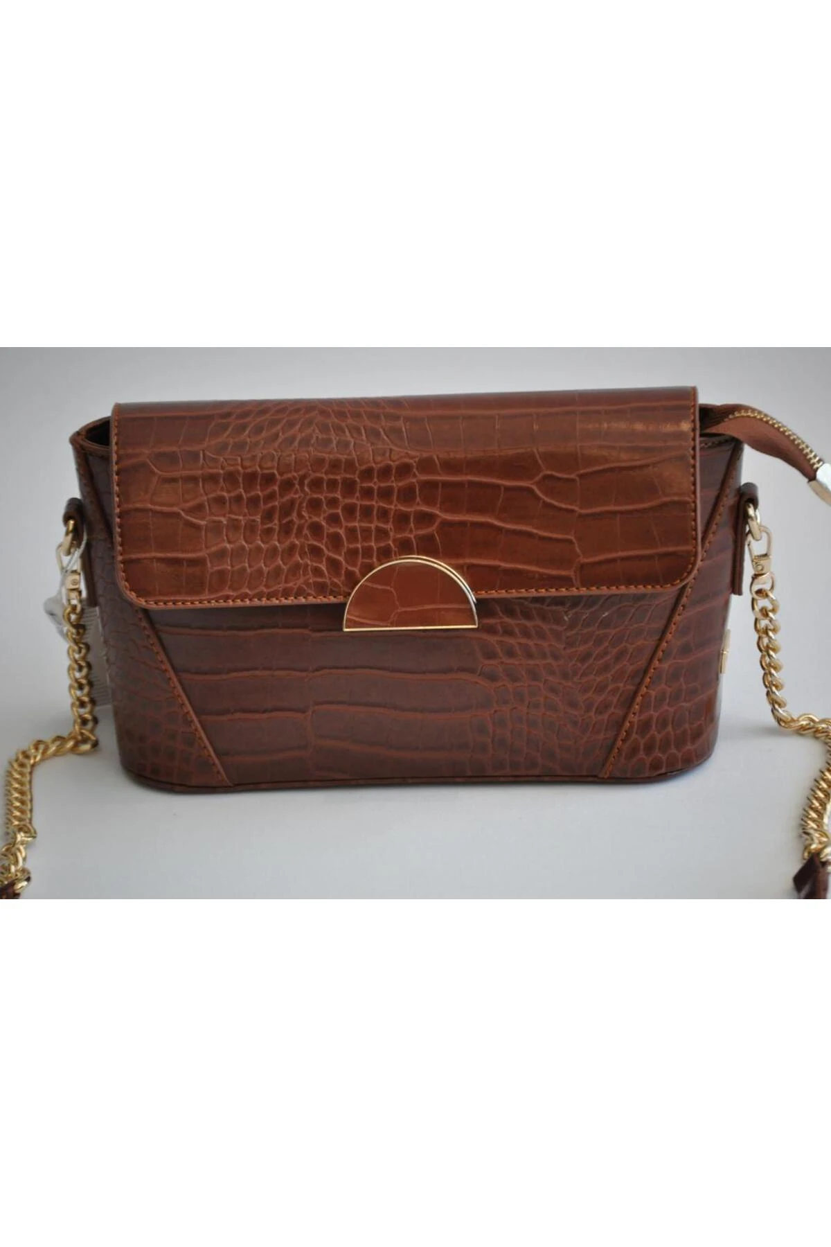 Deri Detaylı Çanta