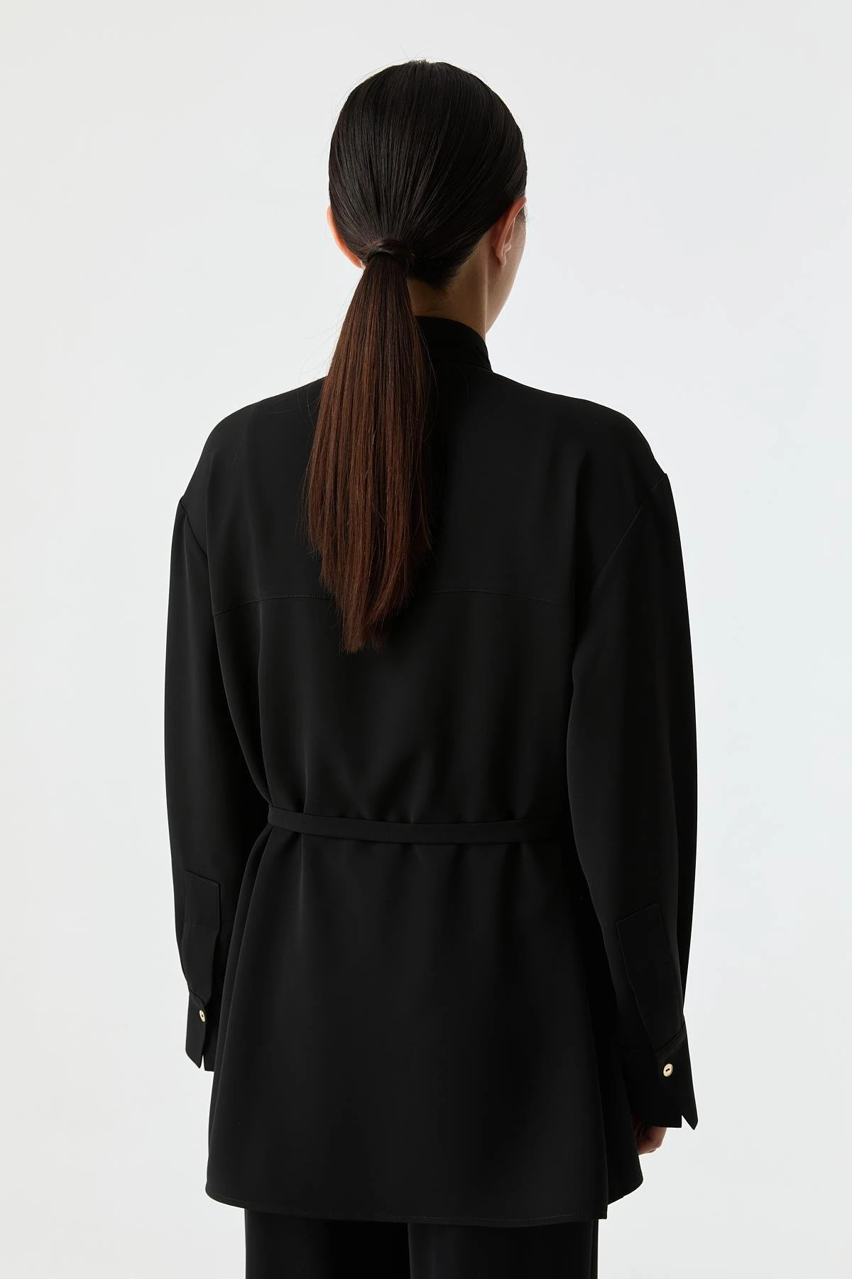 Pilise Detaylı Dökümlü Gömlek