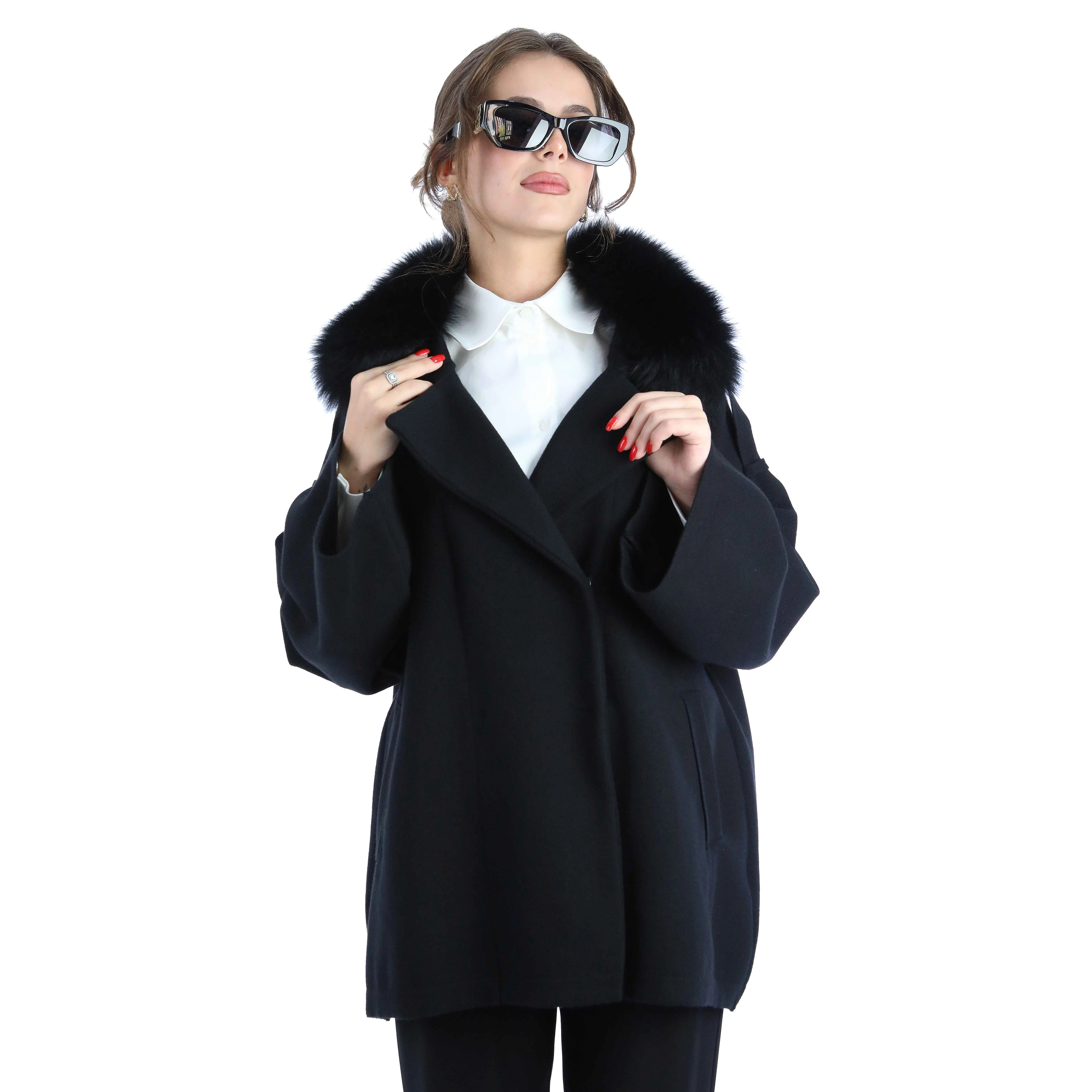 Kürk Yaka Detaylı Mont