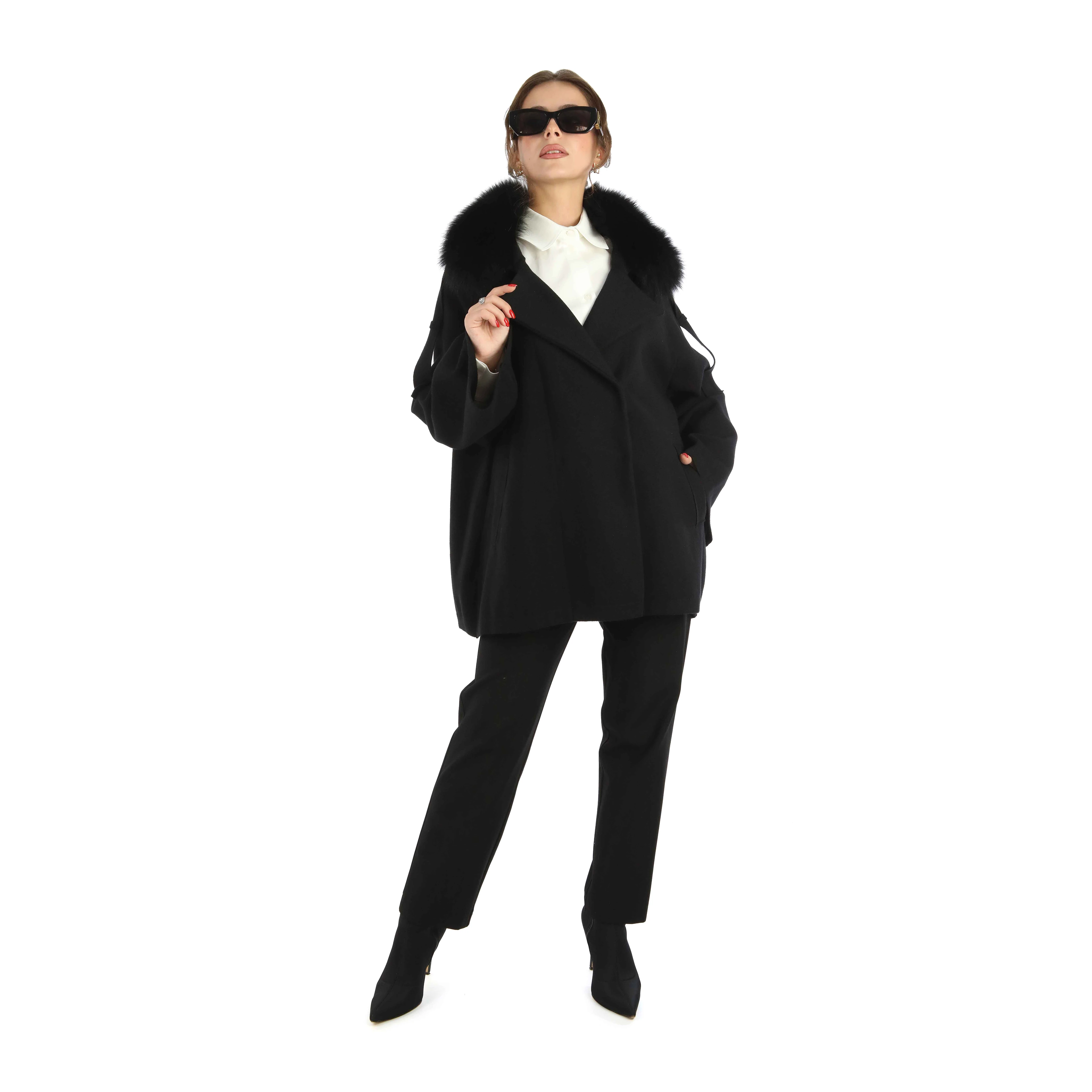 Kürk Yaka Detaylı Mont