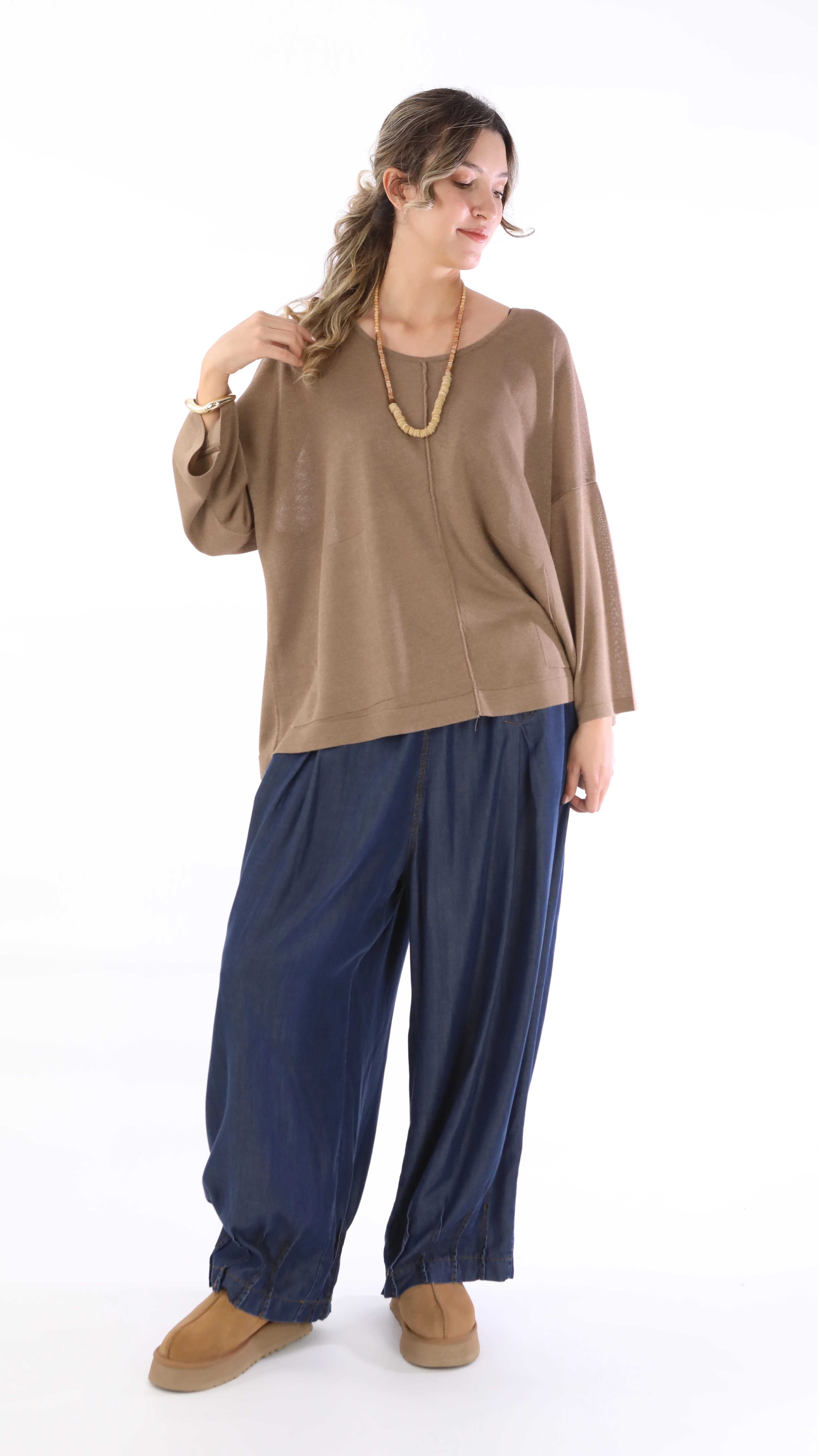 Büyük Beden Şalvar Kesim Takım 