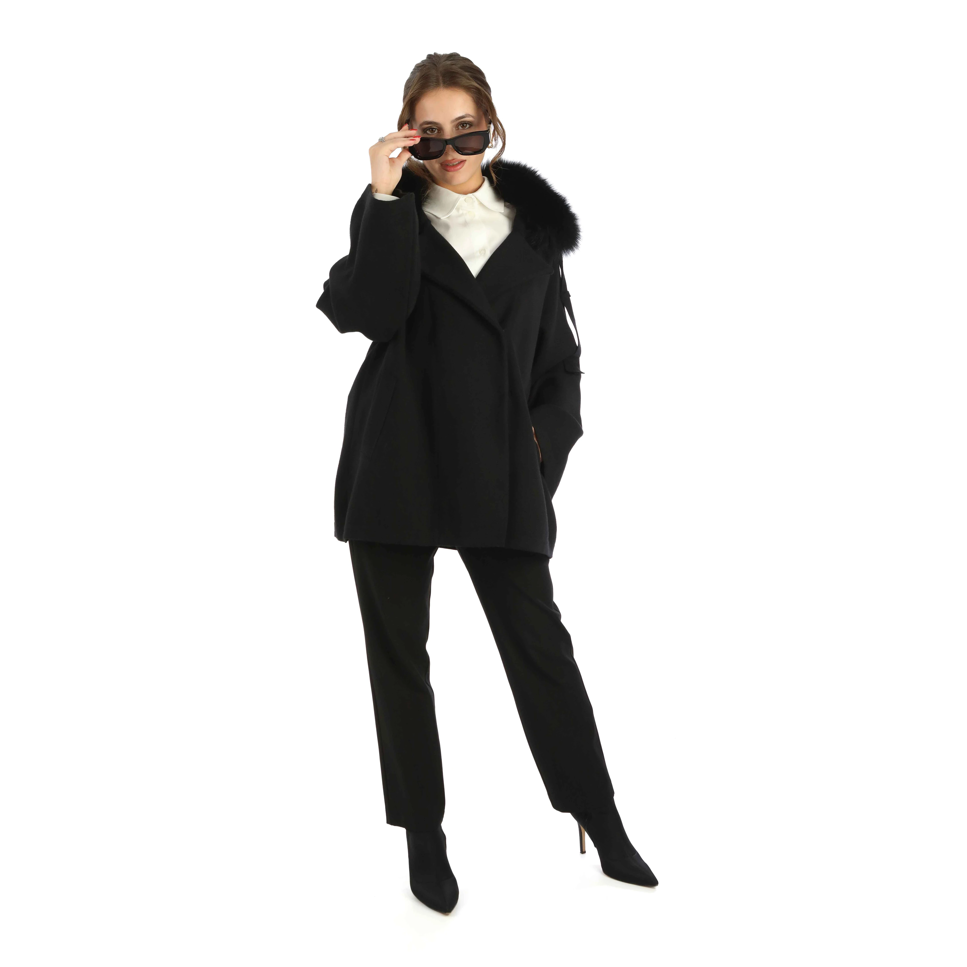 Kürk Yaka Detaylı Mont