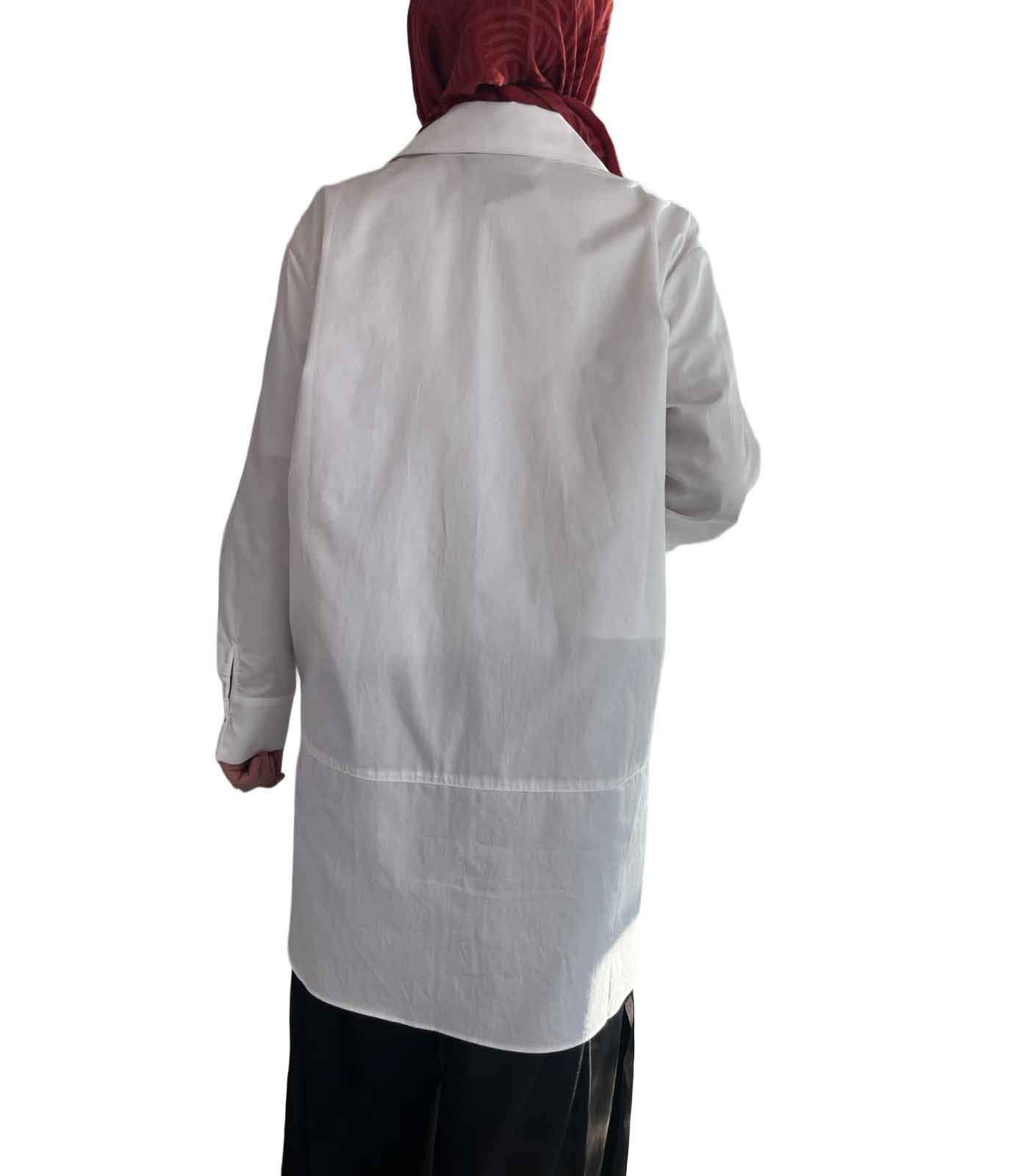 %100 Pamuk Fermuarlı Gömlek