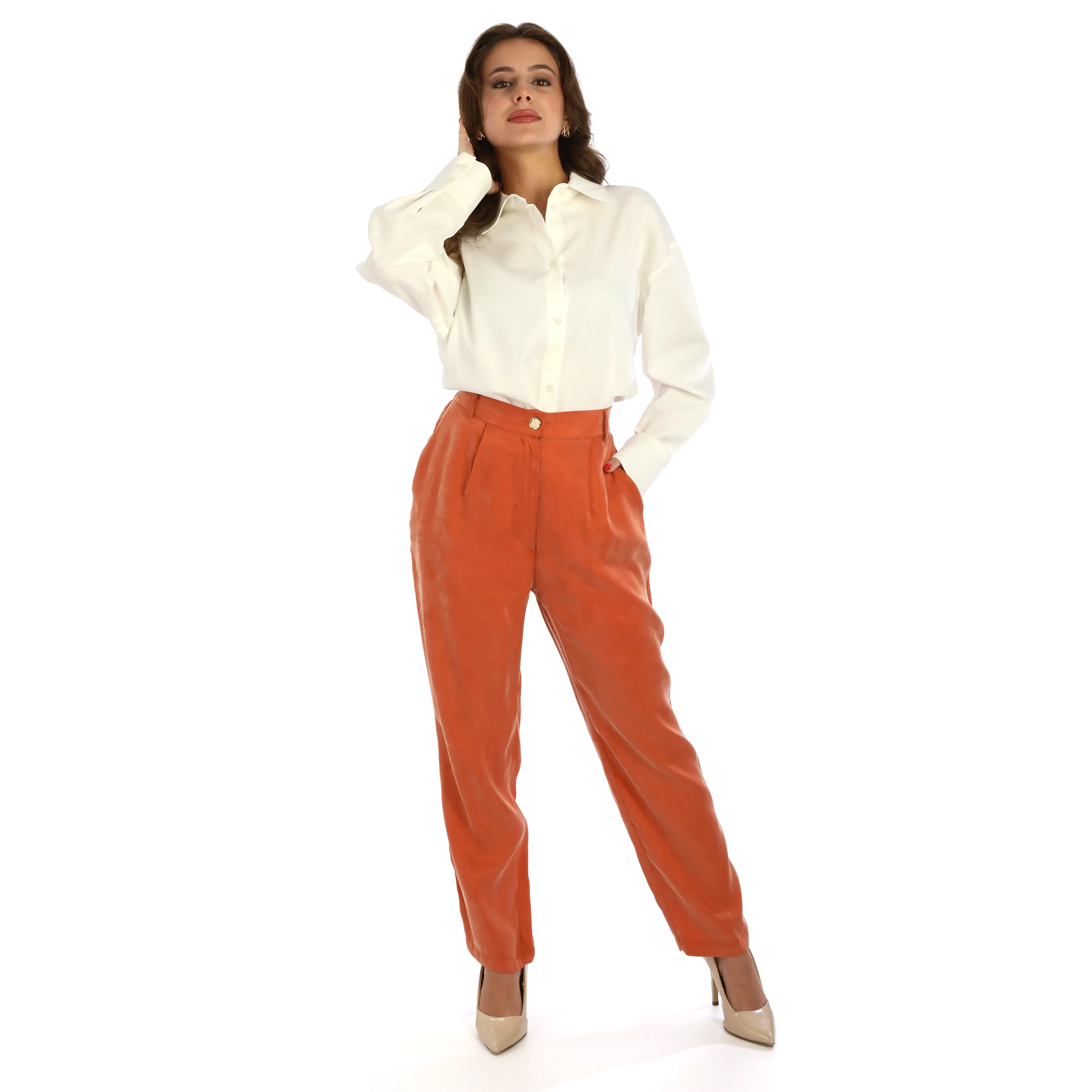 İpek Qupra Havuç Pantolon  