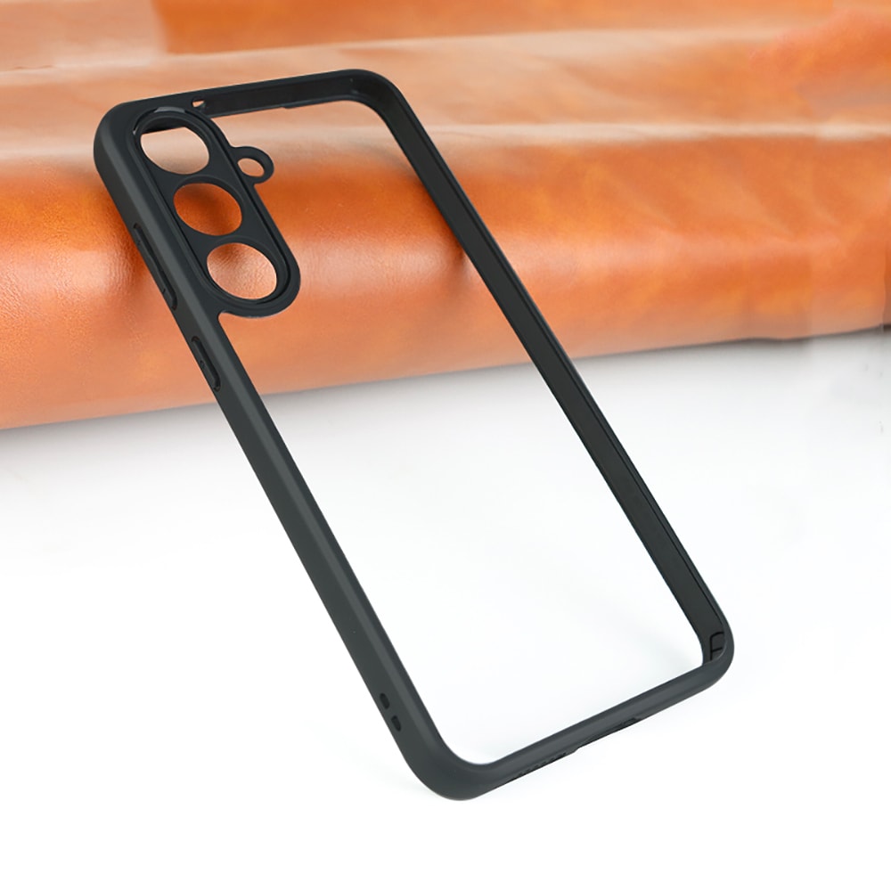 Galaxy S25 FE Kılıf Kamera Korumalı Şeffaf Arka Yüzey Zore New Roll Kapak