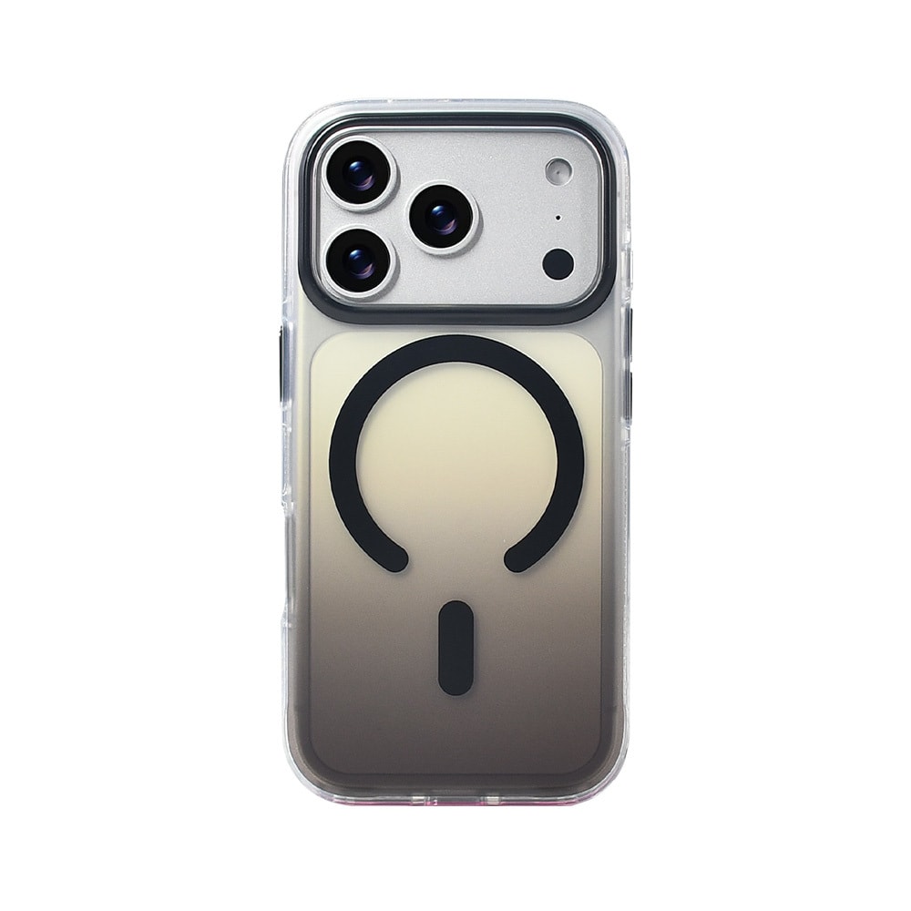 Apple iPhone 17 Pro Kılıf M-safe Şarj Özellikli Transparan Renk Geçişli Zore Toros Kapak
