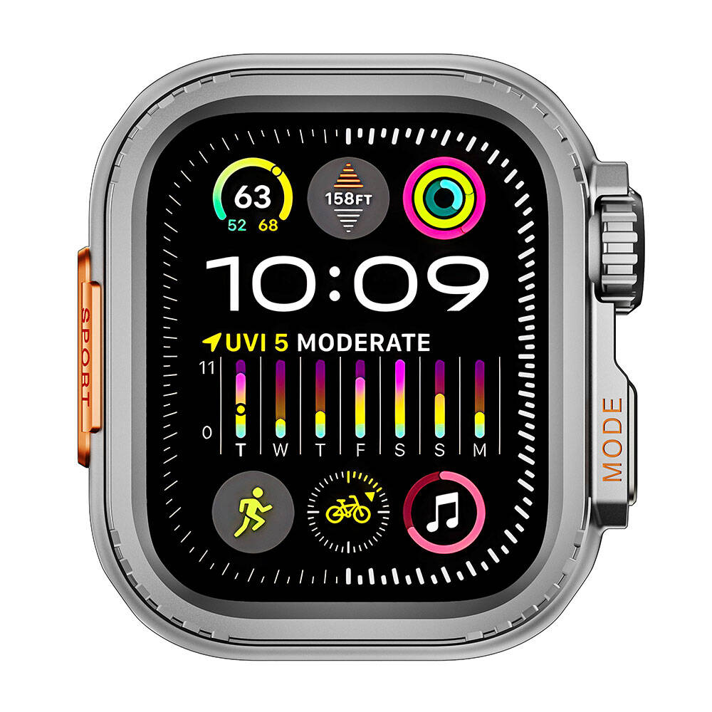 Apple Watch 7 45mm to Apple Watch Ultra 49mm Kasa Dönüştürücü Zore Watch Gard 33 image