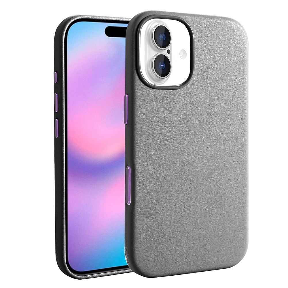 Apple iPhone 17 Kılıf M-safe Şarj Özellikli PU Deri Görünümlü Zore Kupra Kapak image