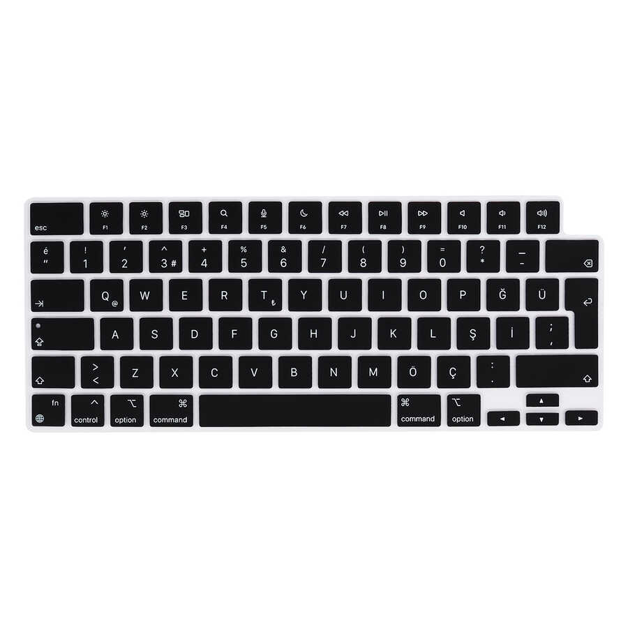 Apple Macbook Pro 16.2 2023 A2780 Zore Klavye Koruyucu Silikon Ped image