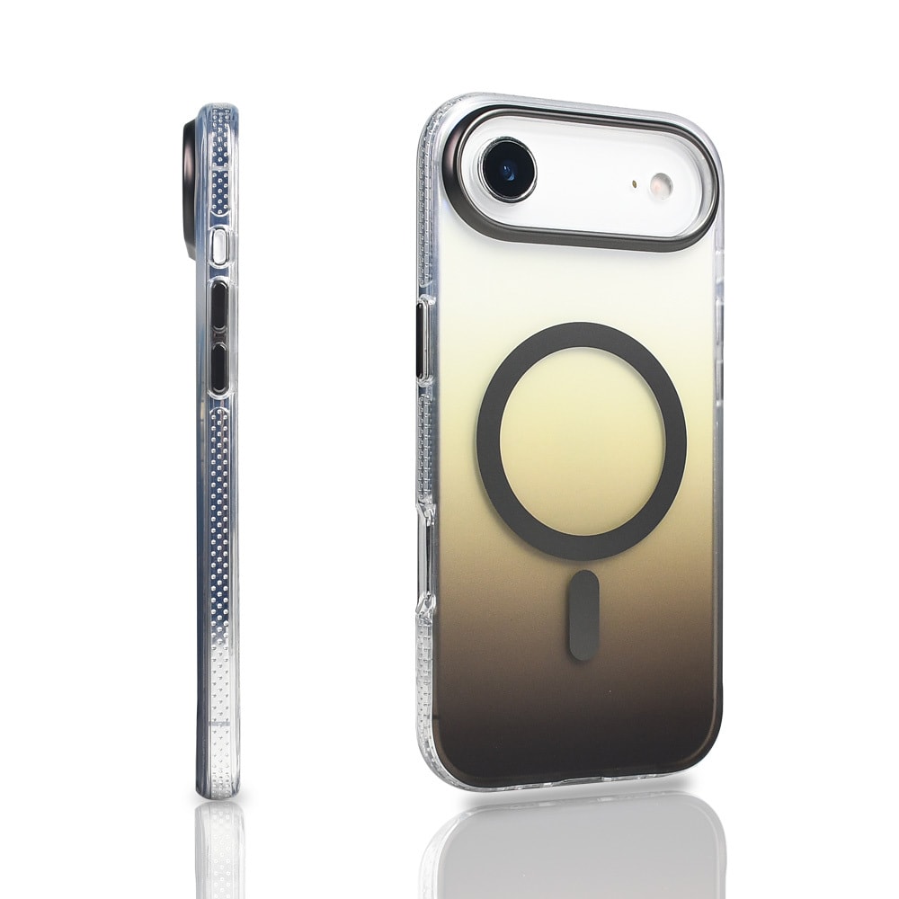 Apple iPhone 17 Air Kılıf M-safe Şarj Özellikli Transparan Renk Geçişli Zore Toros Kapak