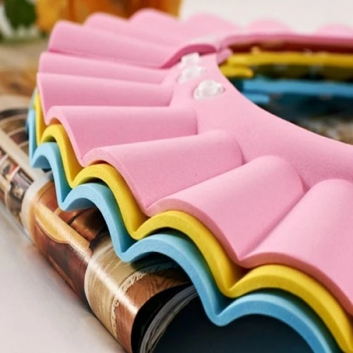 Bebek Banyo Şapkası Pembe image