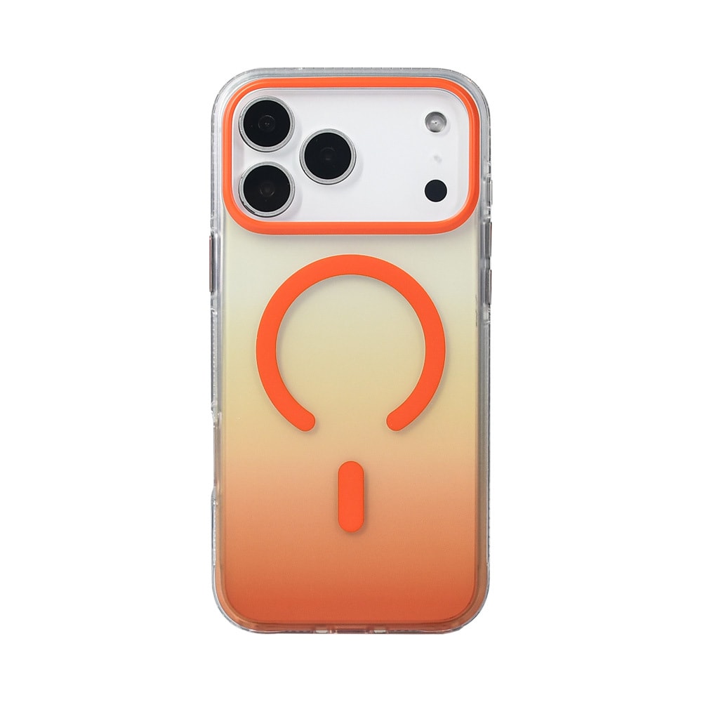 Apple iPhone 17 Pro Max Kılıf M-safe Şarj Özellikli Transparan Renk Geçişli Zore Toros Kapak