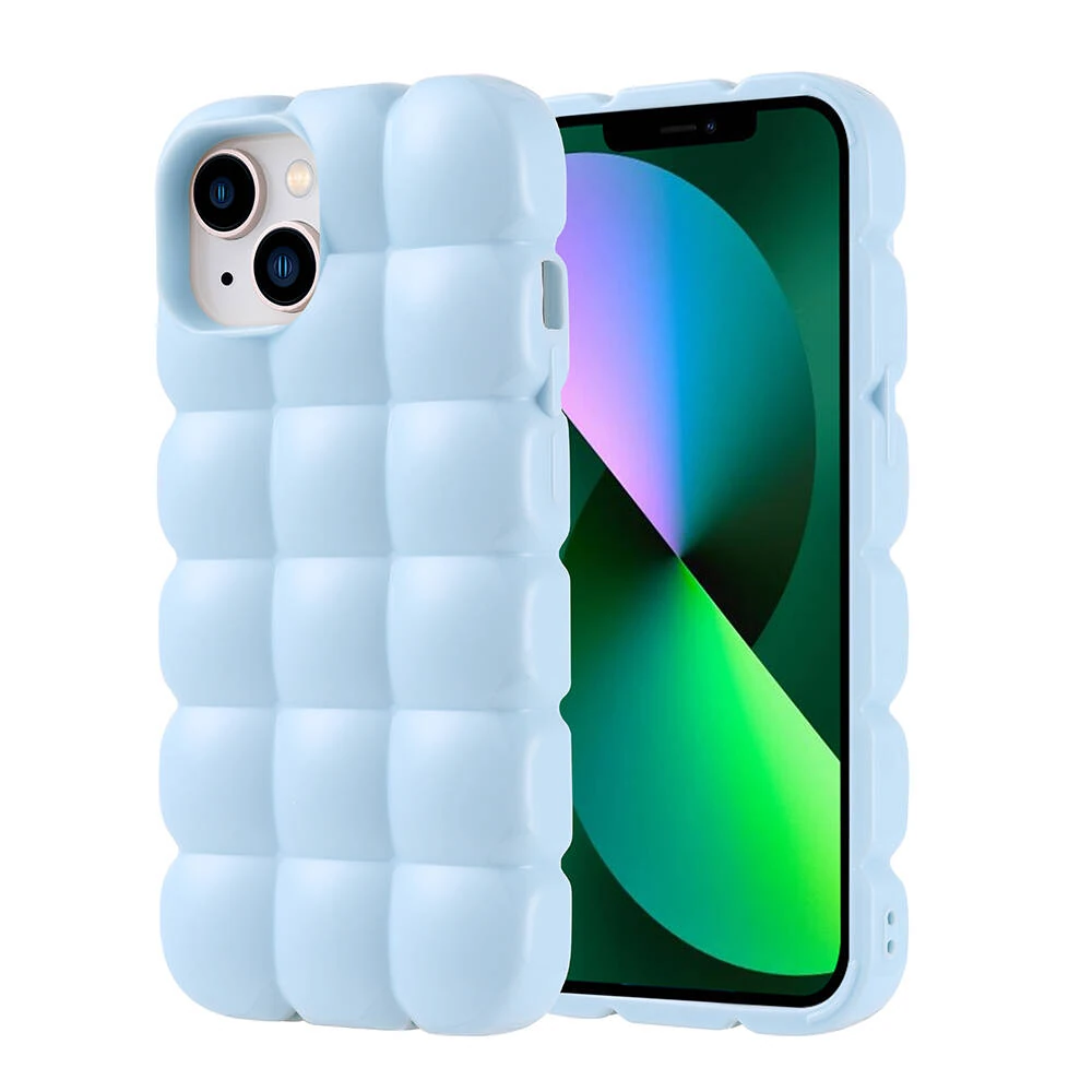 Apple iPhone 13 Kılıf Parlak Esnek Silikon Zore Dom Dom Kapak main variant image