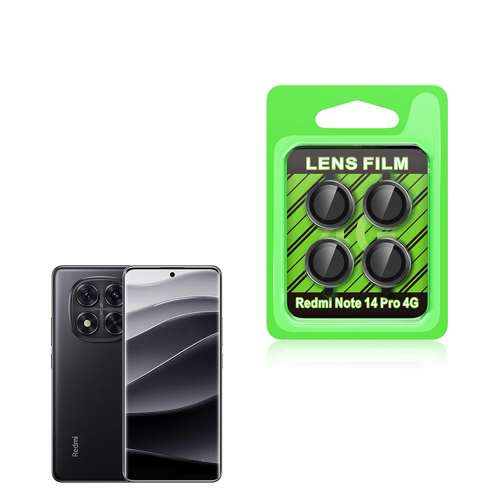 Xiaomi Redmi Note 14 Pro 4G Zore CL-07 Kamera Lens Koruyucu image