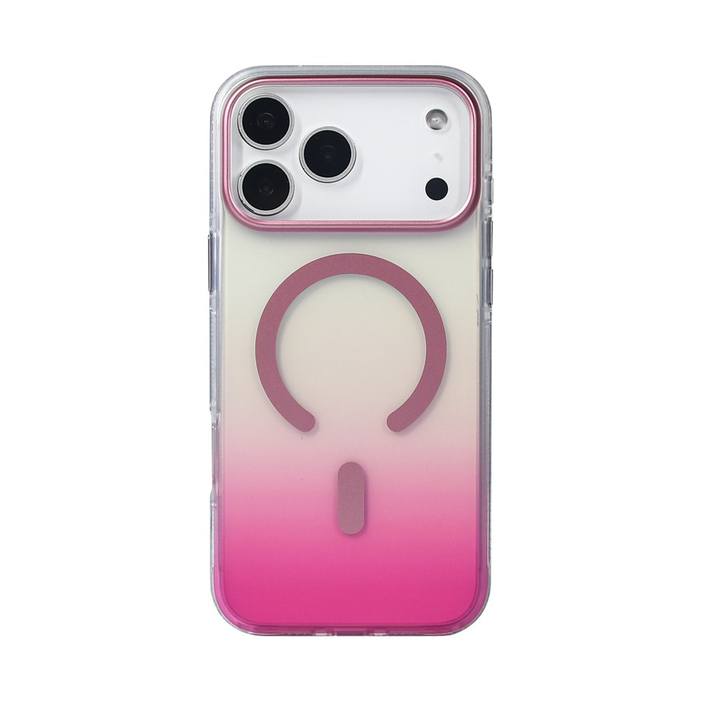 Apple iPhone 17 Pro Max Kılıf M-safe Şarj Özellikli Transparan Renk Geçişli Zore Toros Kapak