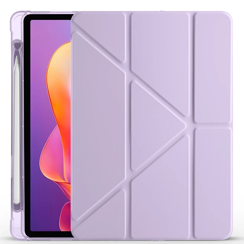 Xiaomi Redmi Pad 2 Kılıf Zore Tri Folding Kalem Bölmeli Standlı Kılıf