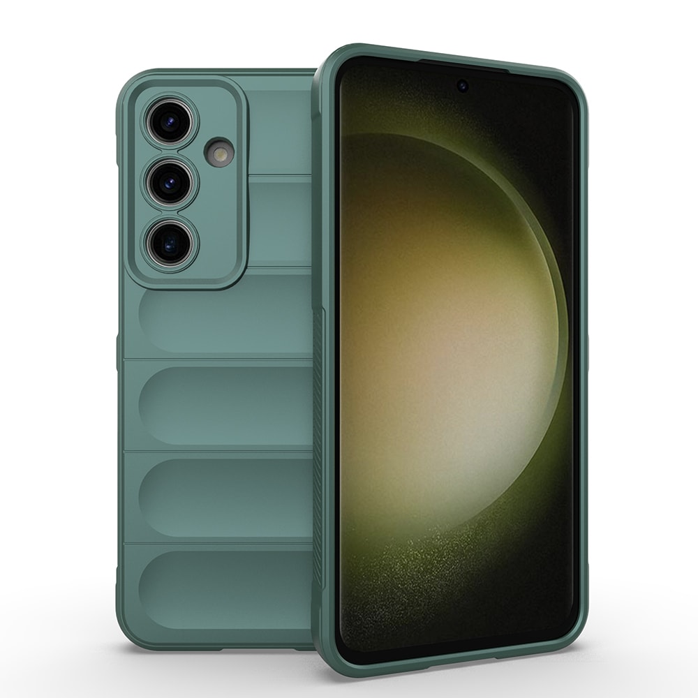 Galaxy S25 FE Kılıf Esnek TPU Oyuklu Arka Yüzey Tasarımlı Zore Etnik Silikon Kapak image